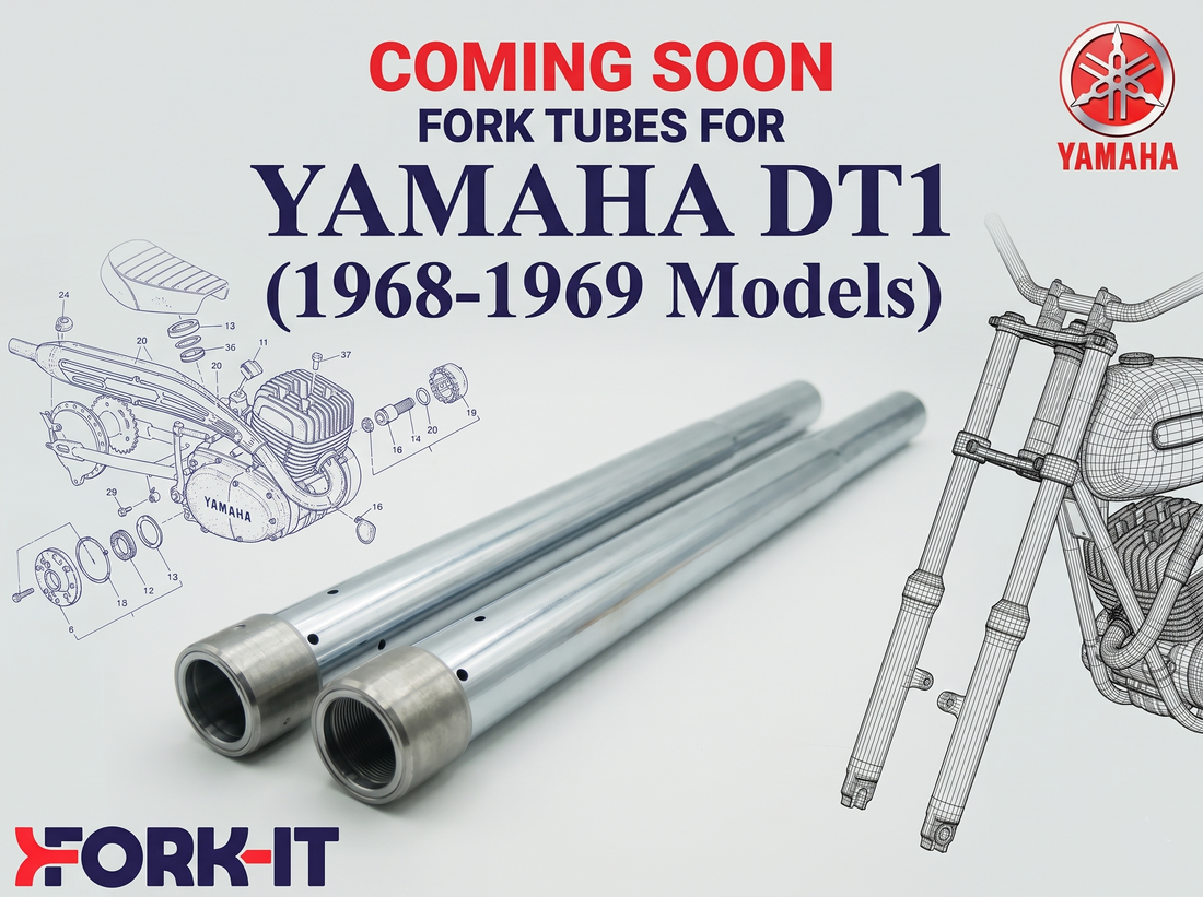 Coming Soon: 1968-1969 Yamaha DT1 Fork Tubes