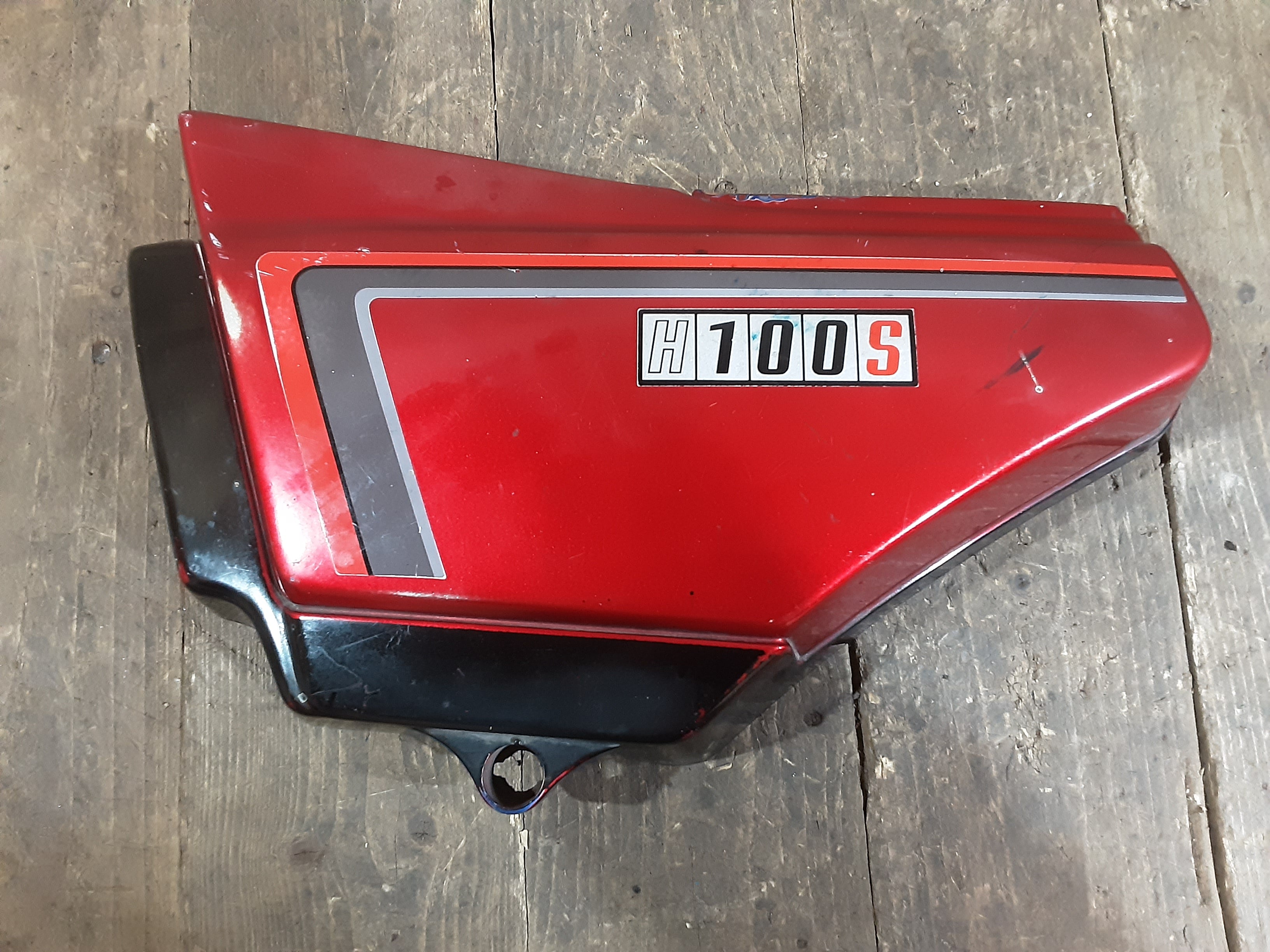 Honda H100S ,Left Hand Side Cover, Used Part Honda Part Number 83640-KE6-830