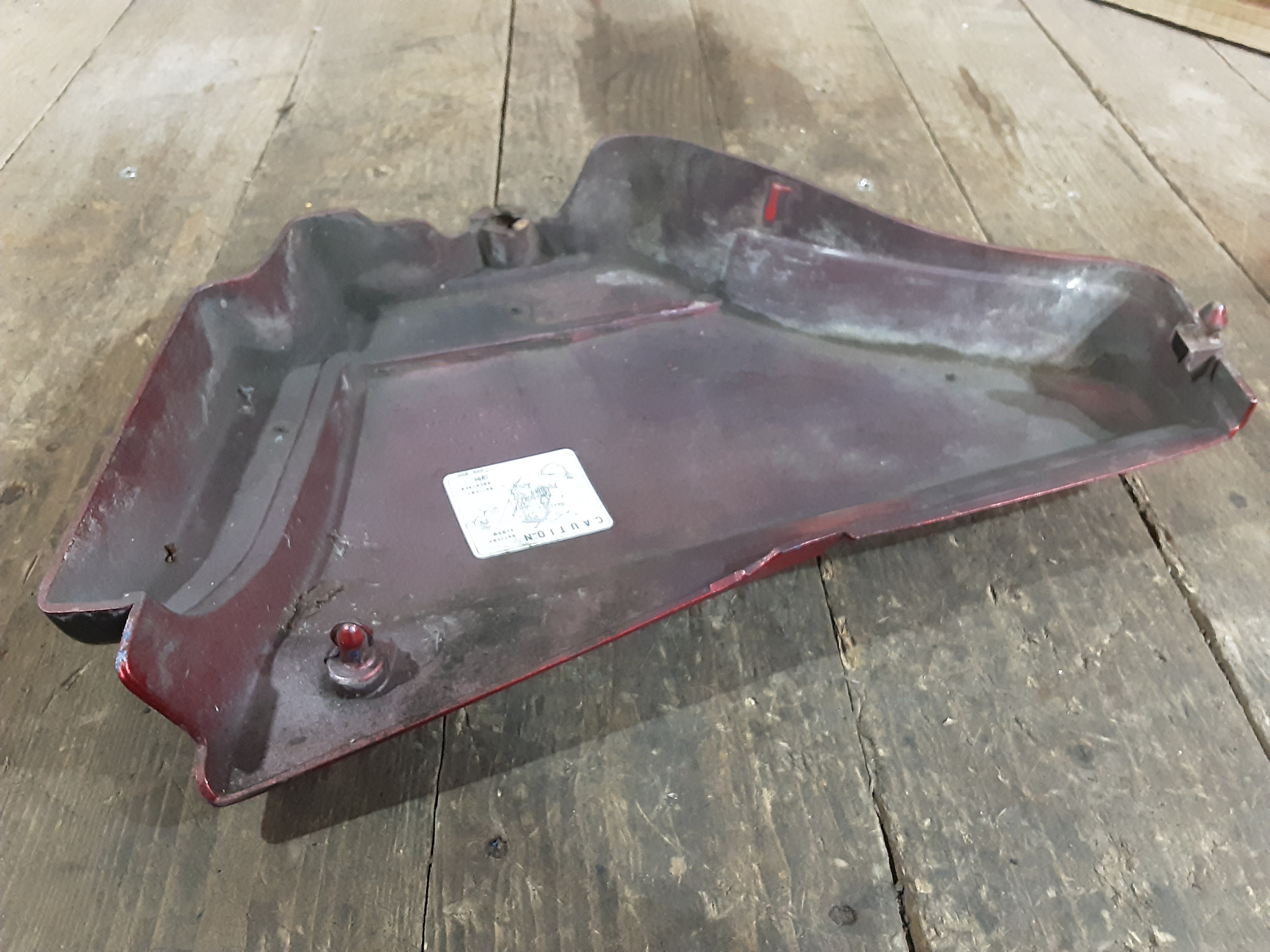 Honda H100S ,Left Hand Side Cover, Used Part Honda Part Number 83640-KE6-830