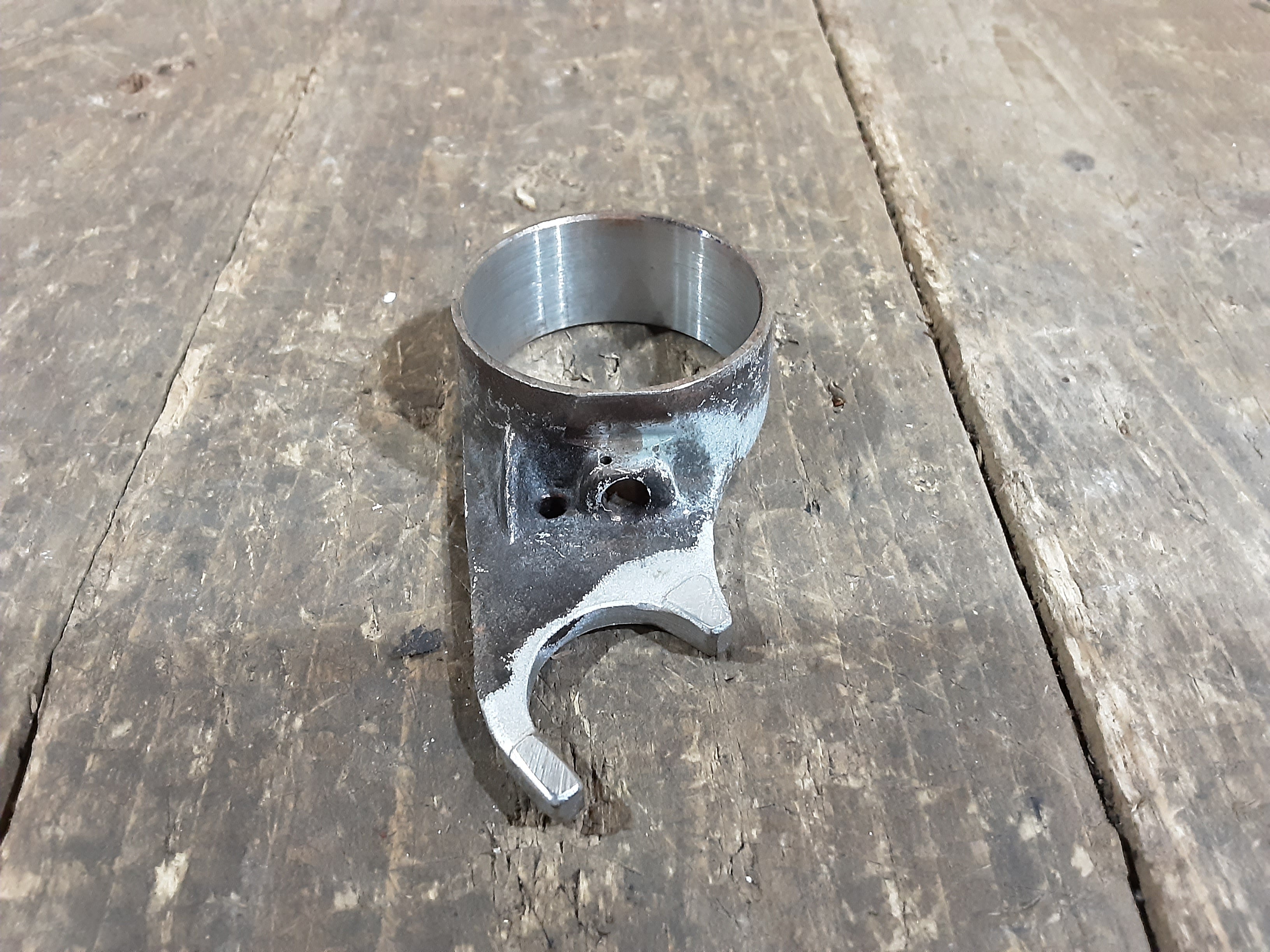 Honda C90 ,Gear Selector Fork, Genuine NOS Shop Spoiled Part Number 24211-046-000