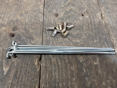 Honda Spoke B Front with Nipples (8), Genuine NOS