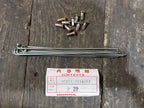 Honda Spoke B, C100,102,105,110,115,200,  Front with Nipples (9), Genuine NOS,97351-2116412