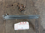 Honda CB200 ,Spoke B with Nipples, Genuine NOS Honda Part Number 97718-5224010.