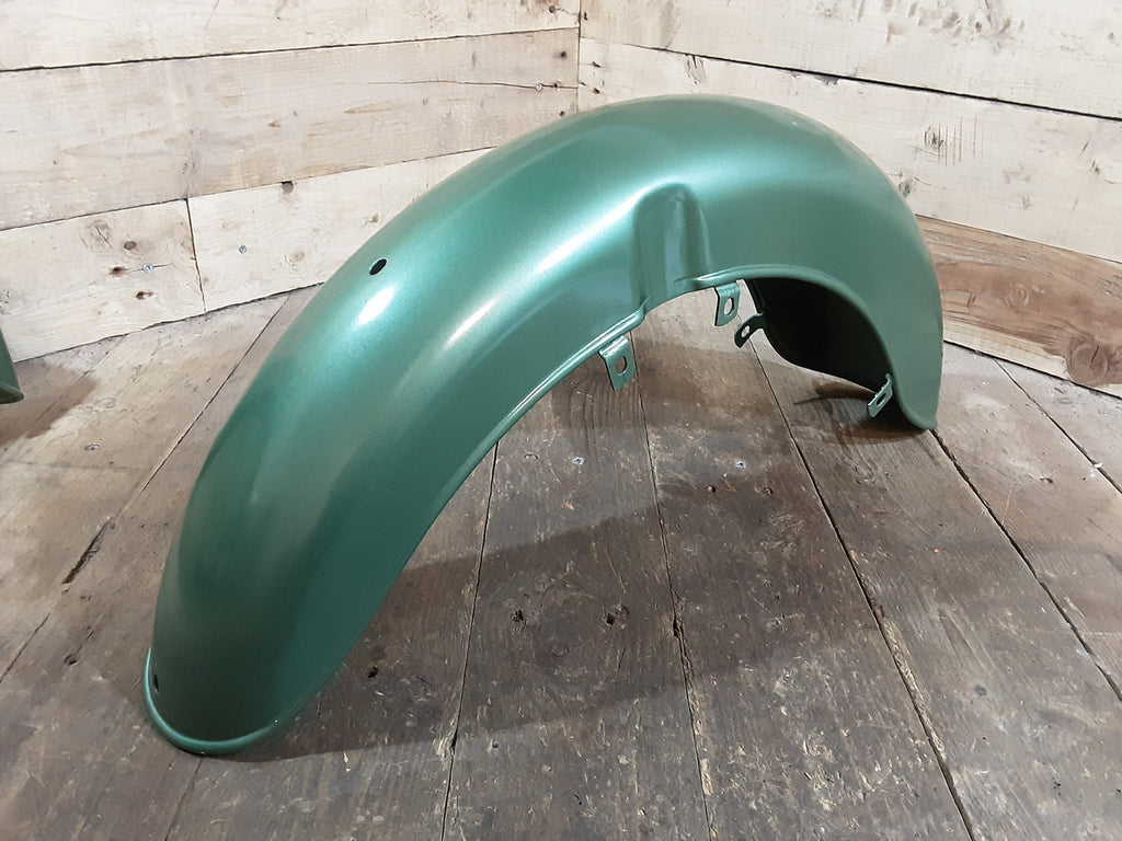BSA C15 Star ,B40 Front and Rear Mudguard ,Green Very Nice Condition