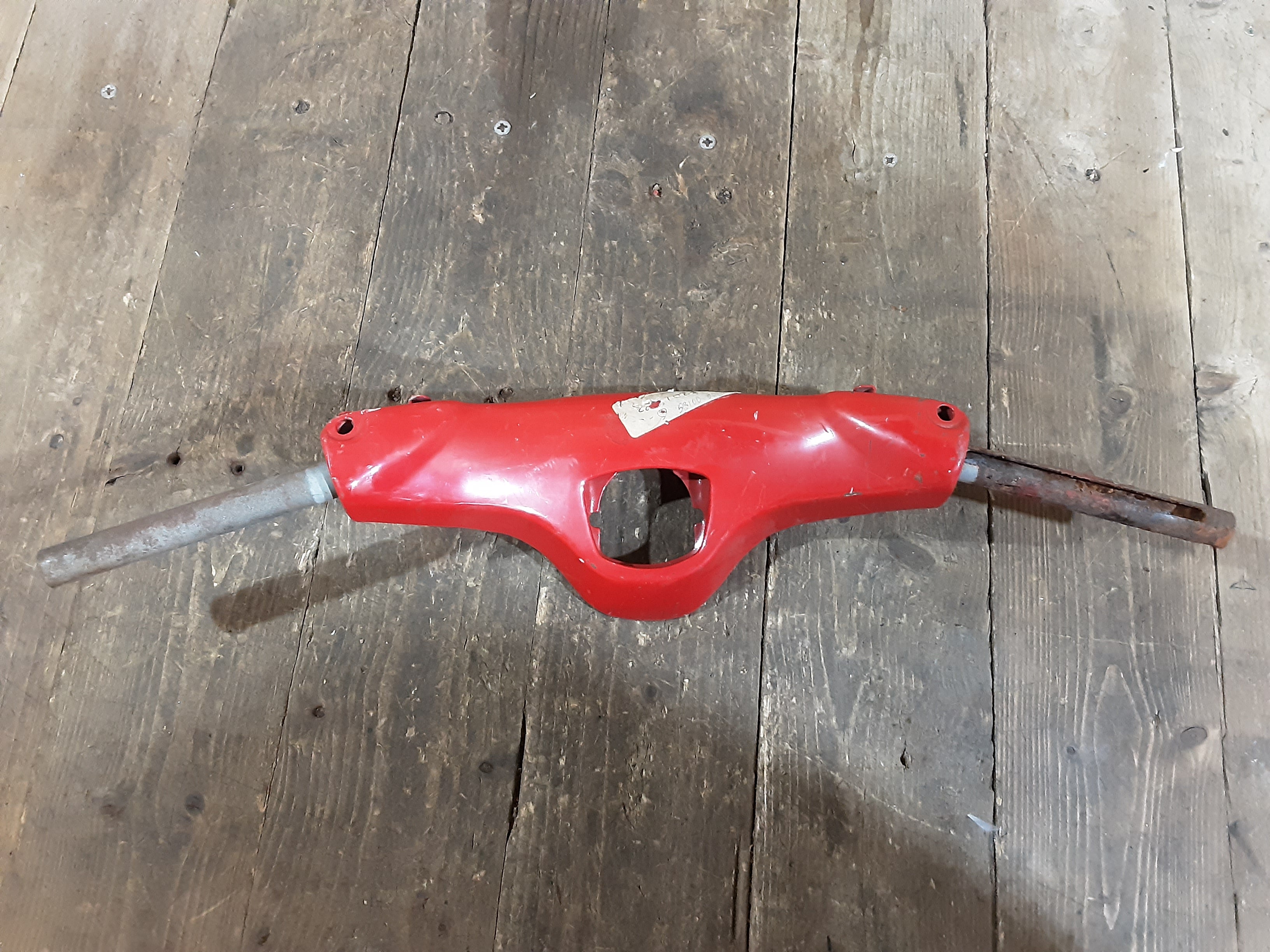 Honda C100 C102 ,Steeering Handlebar, Red Honda Part Number 53100-001-345C