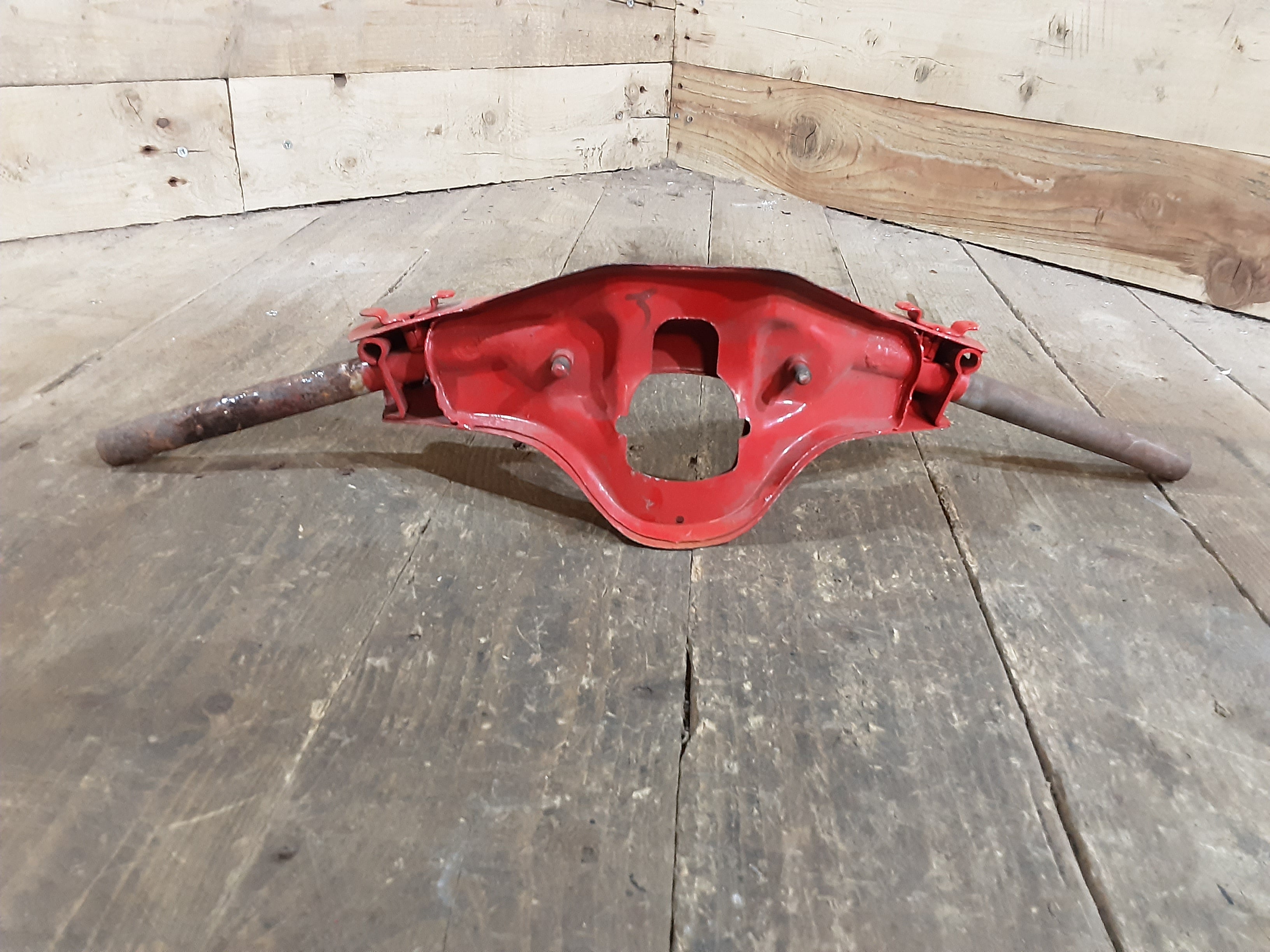Honda C100 C102 ,Steeering Handlebar, Red Honda Part Number 53100-001-345C