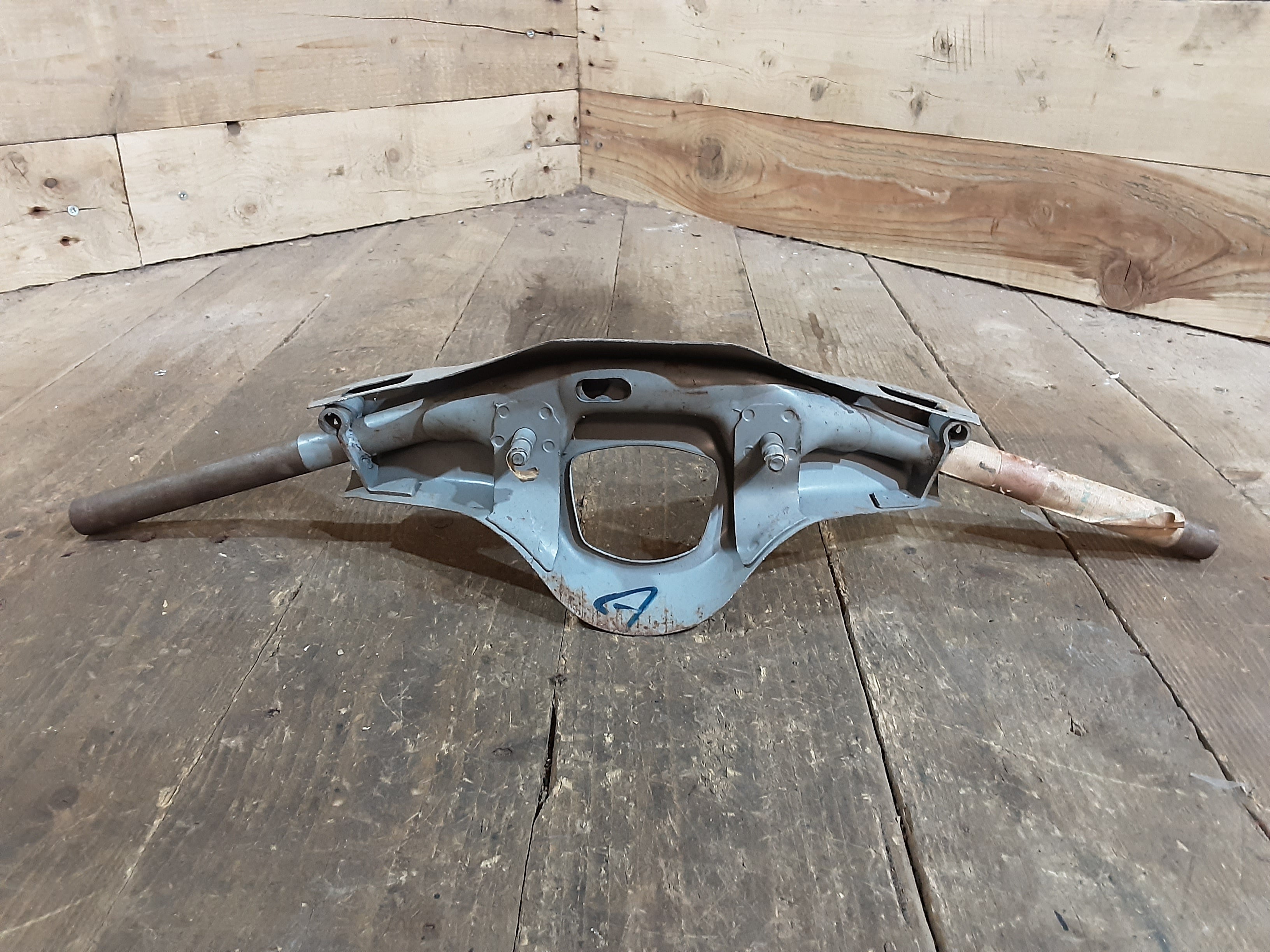 Honda C100 C102 ,Steering Handlebar, Used Part Honda Part Number 53100-001-345