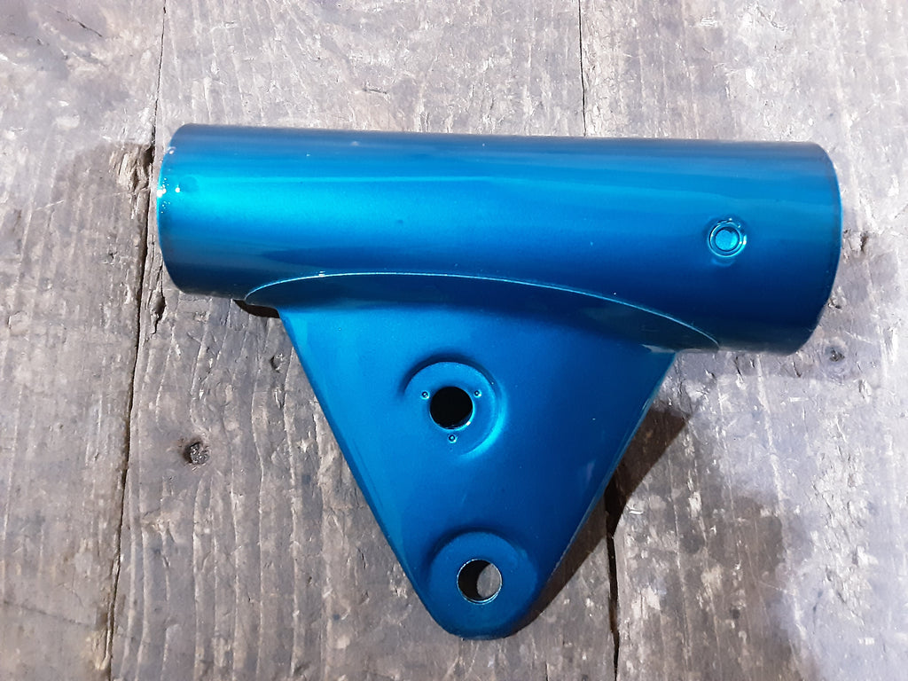 Honda CB450 ,Left Fork Cover, Blue Genuine NOS Honda Part Number 51606-292-672AZ