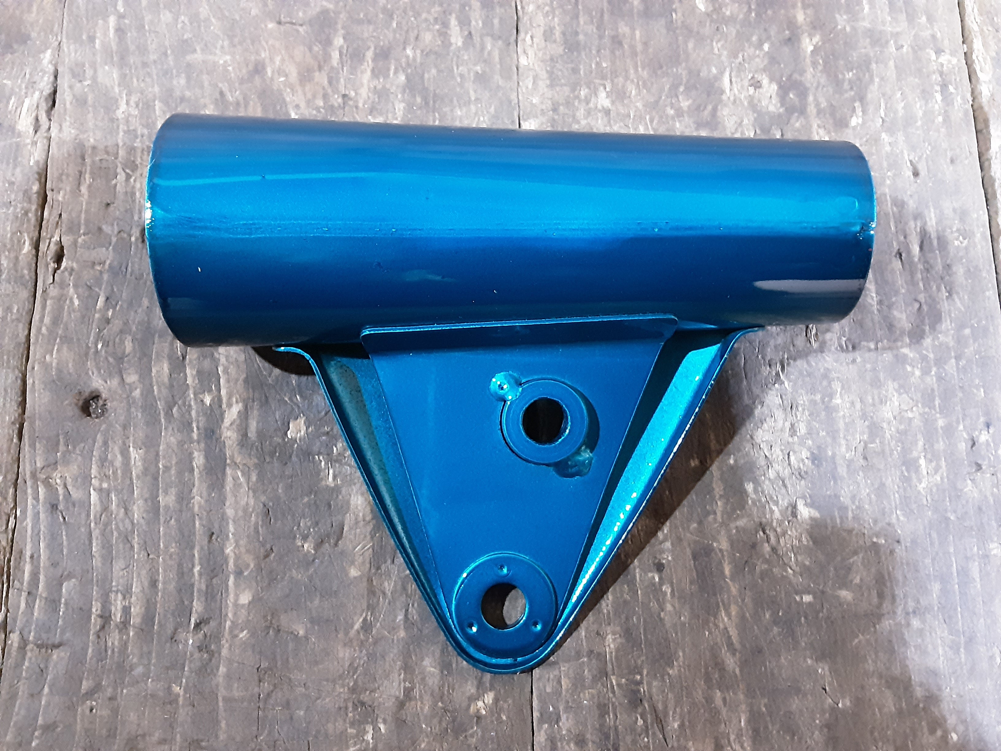 Honda CB450 ,Left Fork Cover, Blue Genuine NOS Honda Part Number 51606-292-672AZ