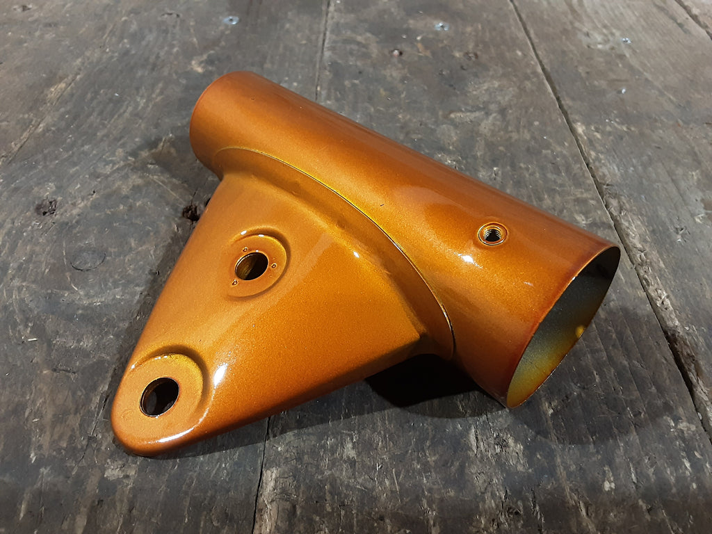 Honda CB450 ,Left Fork Cover, Gold Genuine NOS Honda Part Number 51606-292-672CQ