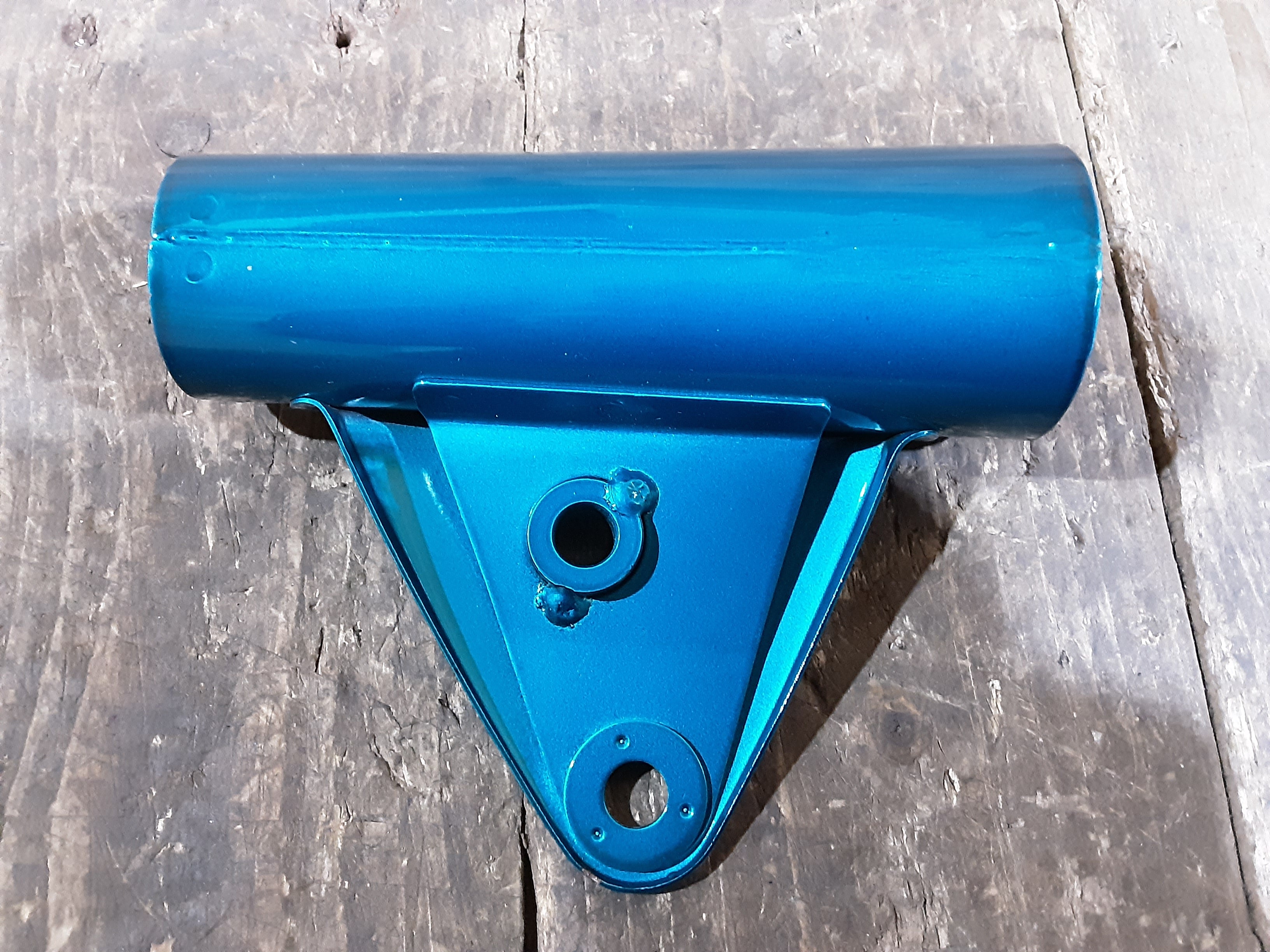 Honda CB450 ,Right Fork Cover, Blue Genuine NOS Honda Part Number 51602-292-672AZ