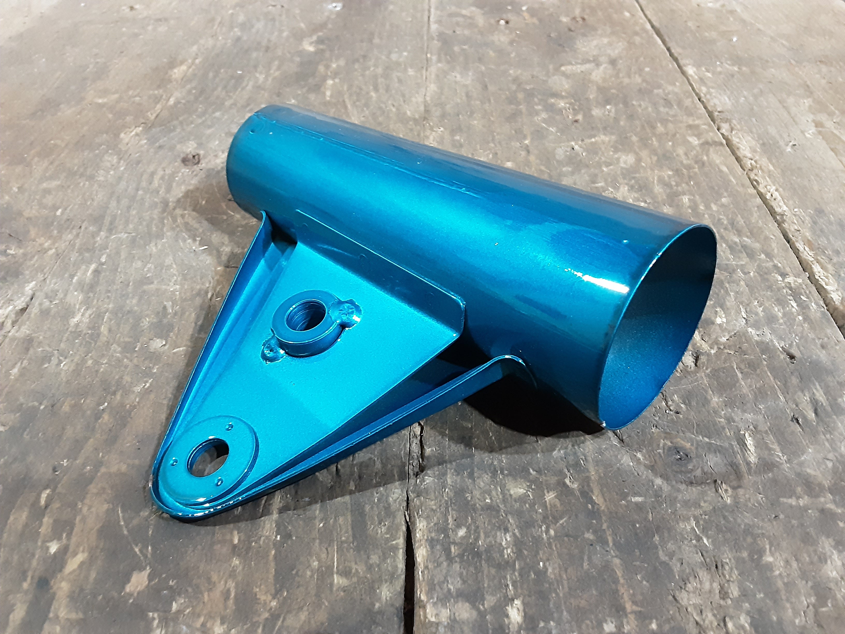 Honda CB450 ,Right Fork Cover, Blue Genuine NOS Honda Part Number 51602-292-672AZ