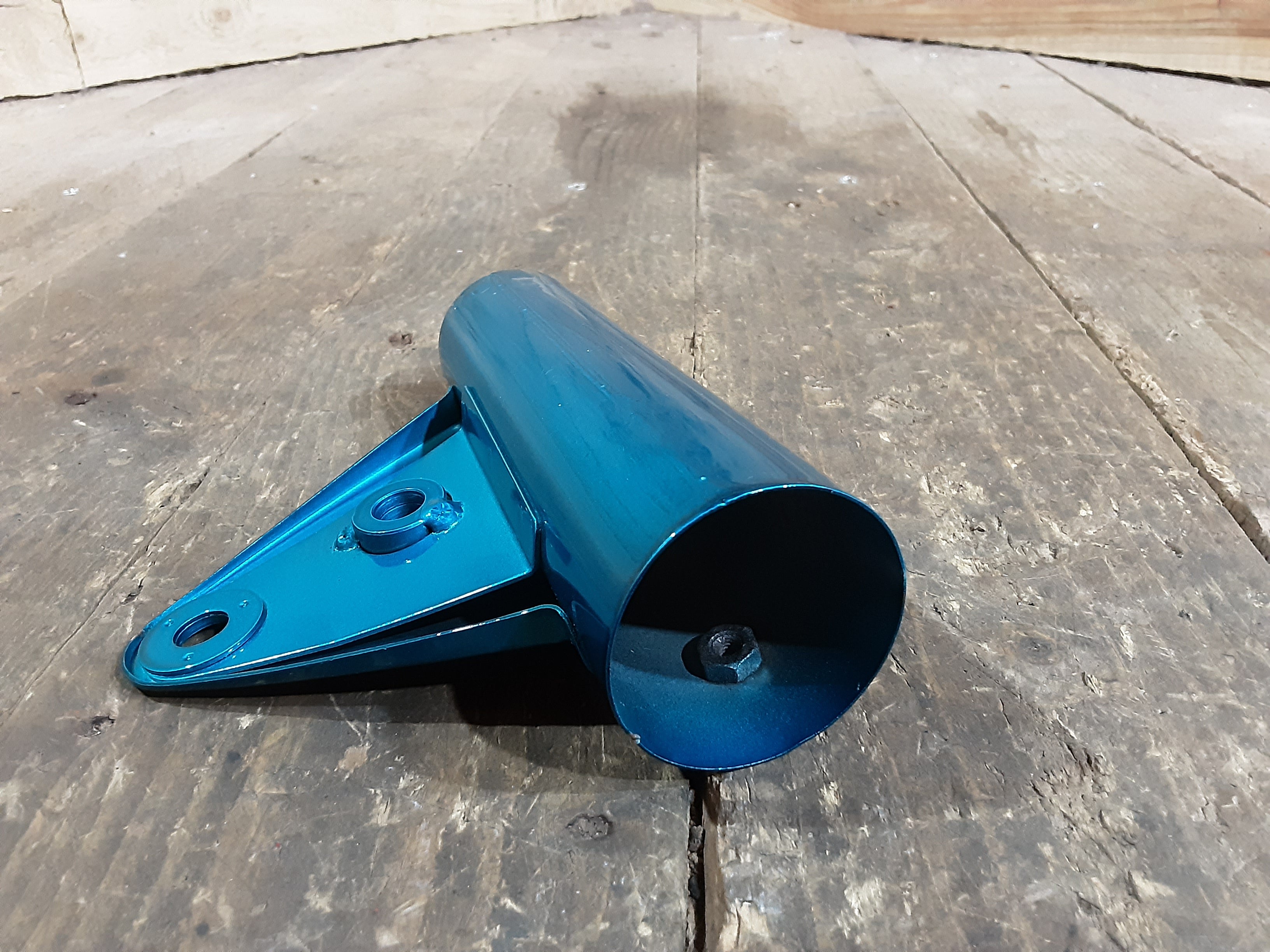 Honda CB450 ,Right Fork Cover, Blue Genuine NOS Honda Part Number 51602-292-672AZ