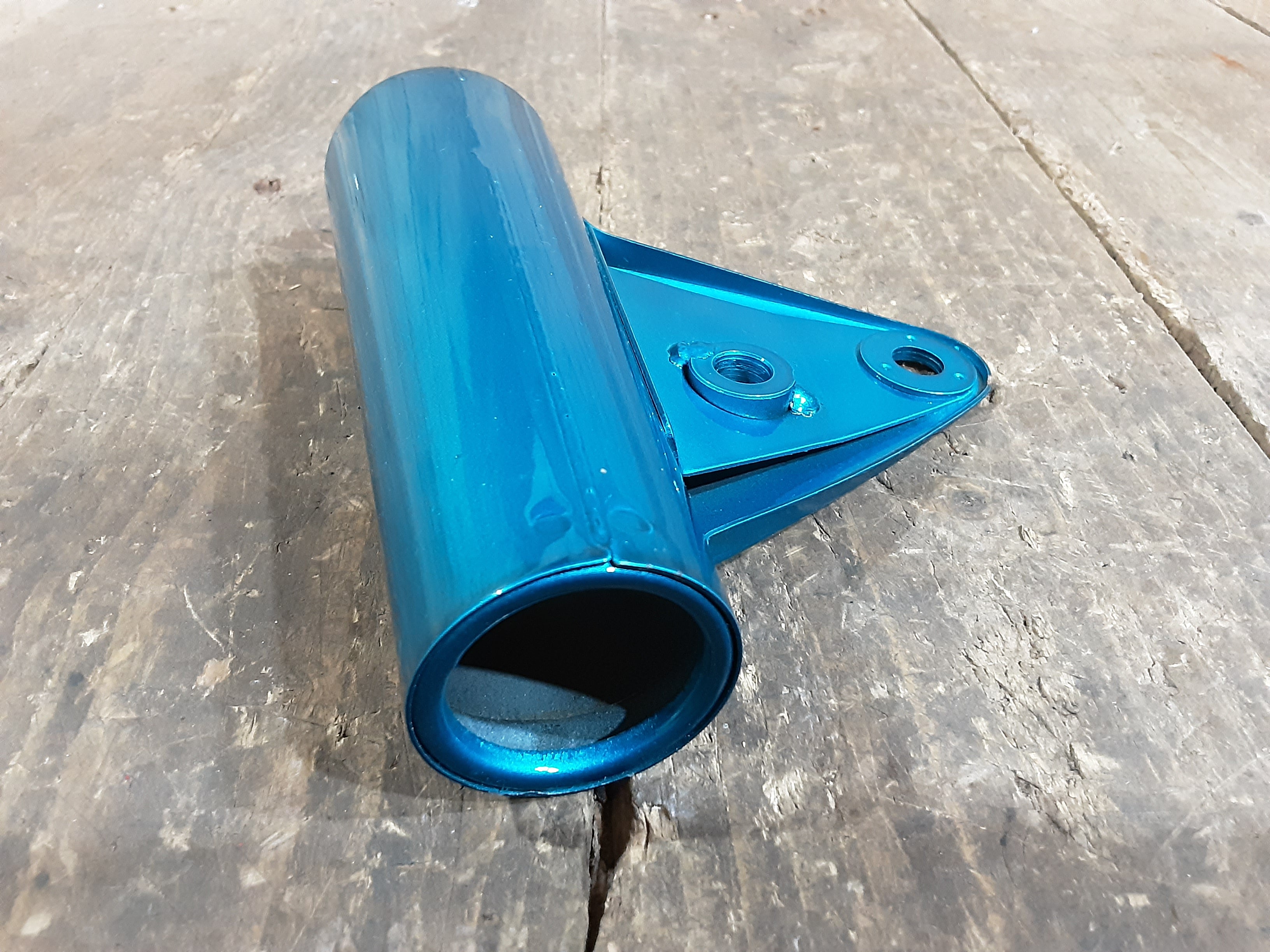 Honda CB450 ,Right Fork Cover, Blue Genuine NOS Honda Part Number 51602-292-672AZ