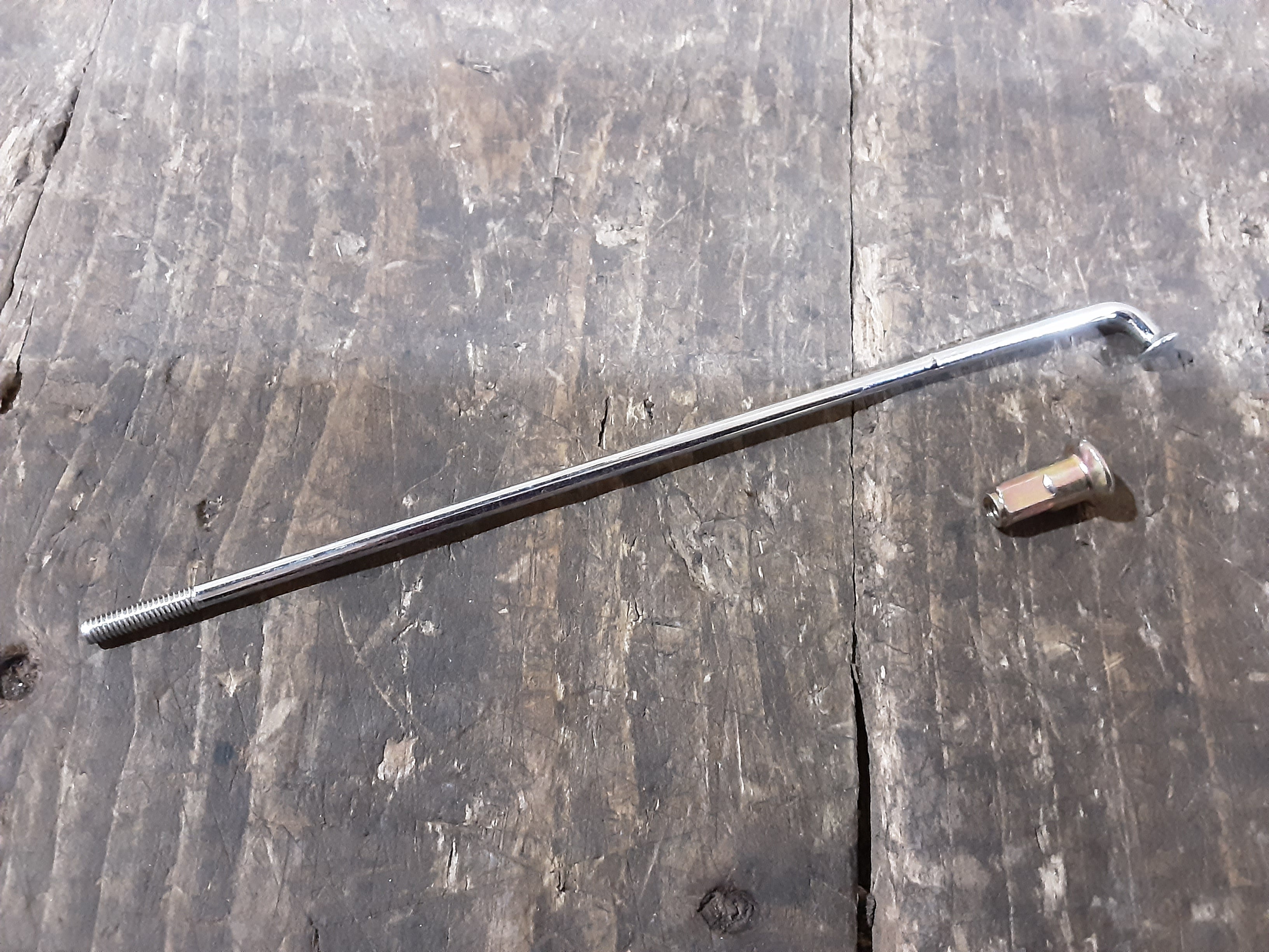 Honda C72 CA72 ,Spoke A Rear with Nipples, Genuine NOS Part Number 97287-521041