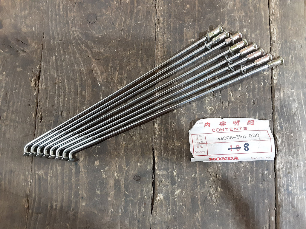 Honda XL250 XL350 MR250 ,Spoke C Front, Genuine NOS Honda Part Number 44608-356-000