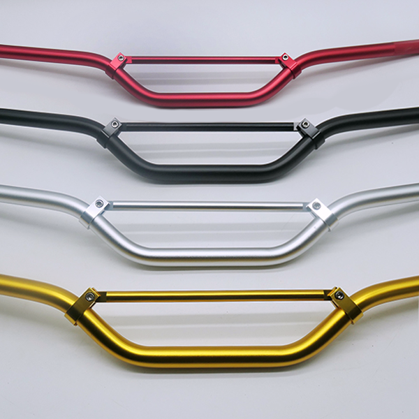 Anodised Alloy ,Red Motorcycle Handlebars with brace 22mm,