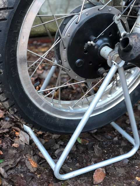 300mm Compact Stand, For collections/showrooms, Made for Bultaco, but fits other brands 29.95 Moto-Classic