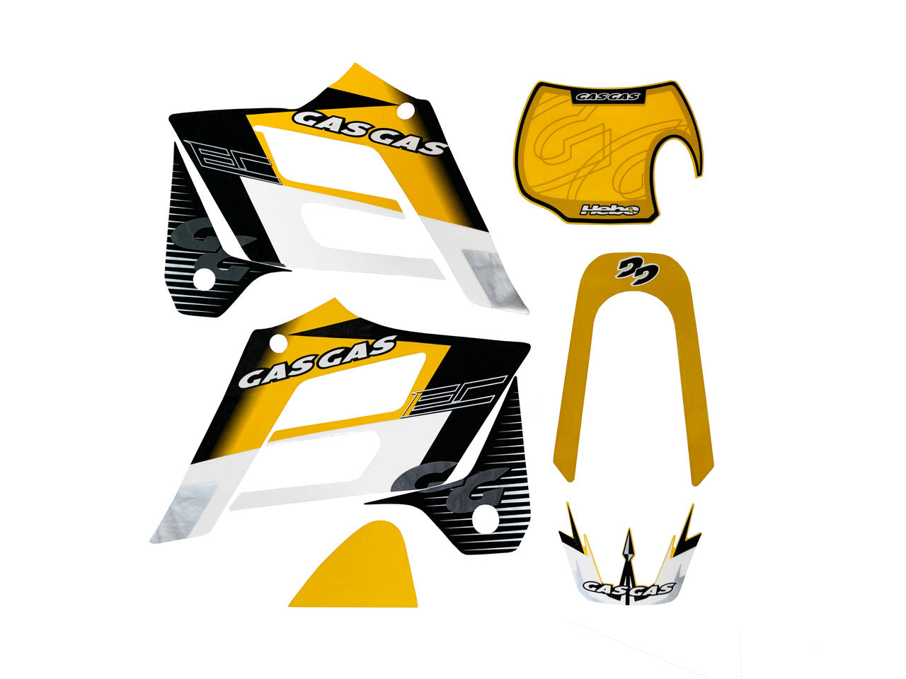 Gas Gas EC125 2003 ,Decal Kit, Style 2 Genuine NOS