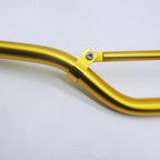 Anodised Alloy Gold, Motorcycle Handlebars with brace 22mm,