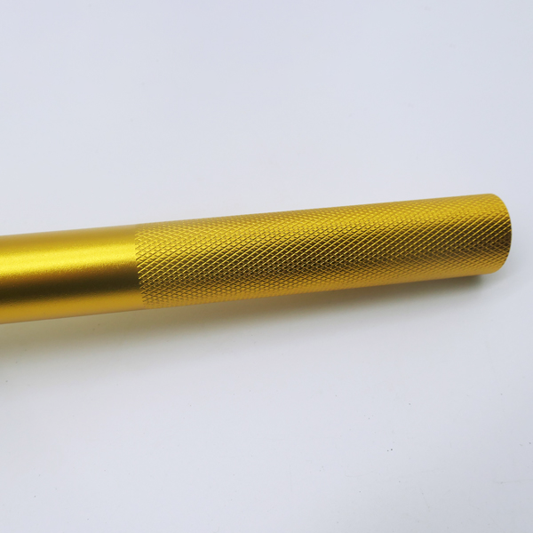 Anodised Alloy Gold, Motorcycle Handlebars with brace 22mm,