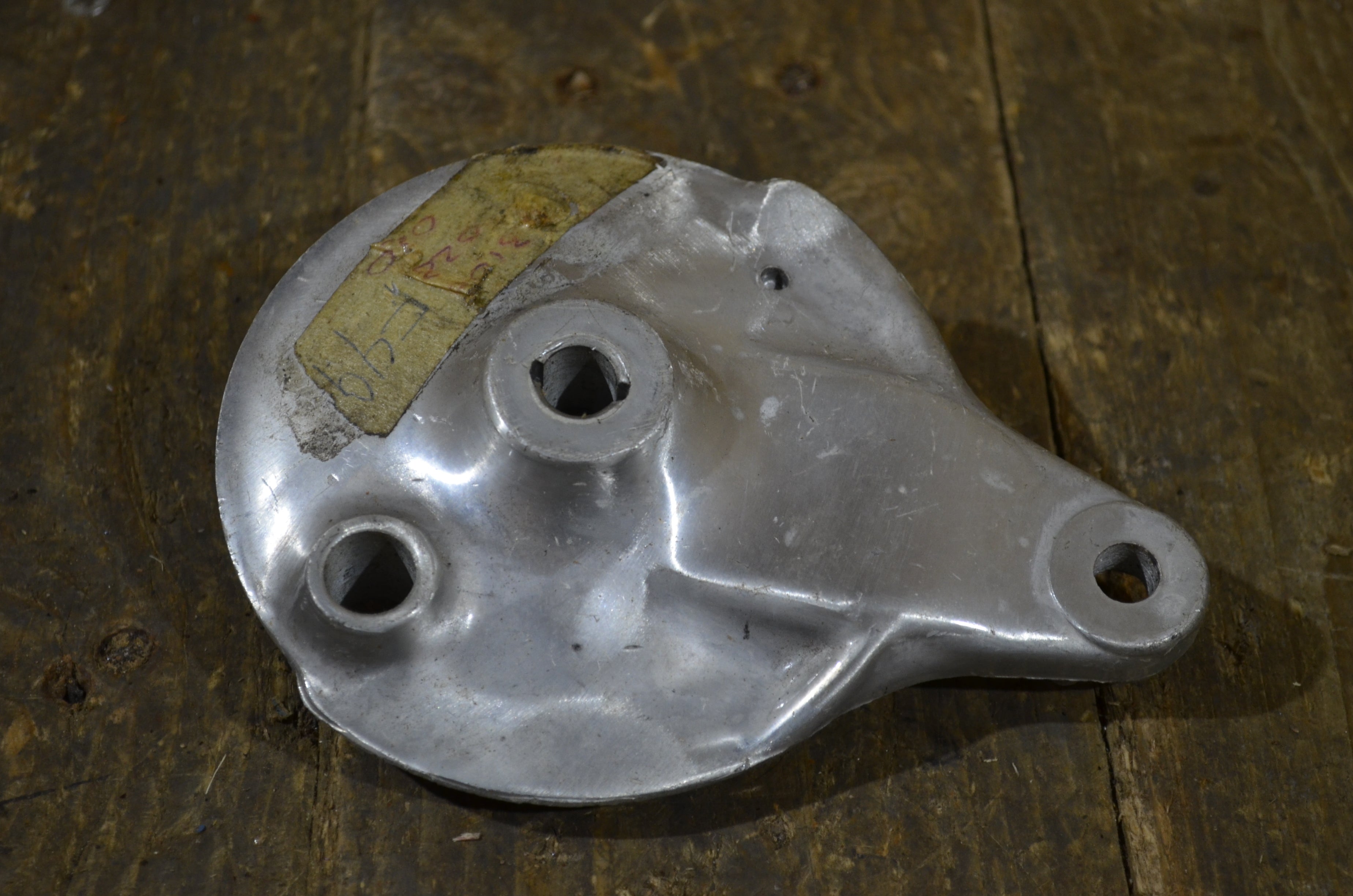 Honda C50 ,Rear Brake Plate, Good Used Condition Honda Part Number 43100-028-020