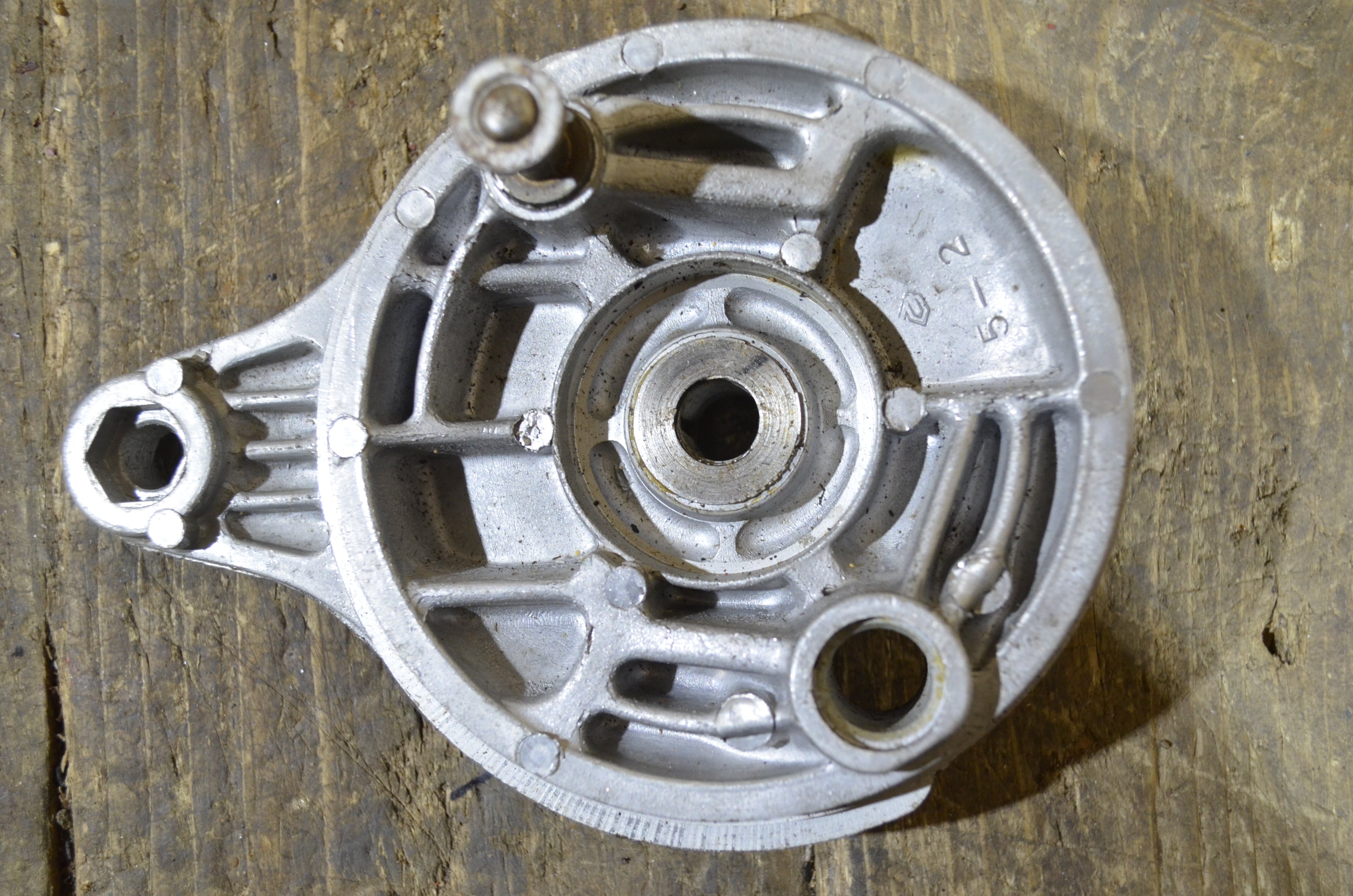 Honda C50 ,Rear Brake Plate, Good Used Condition Honda Part Number 43100-028-020