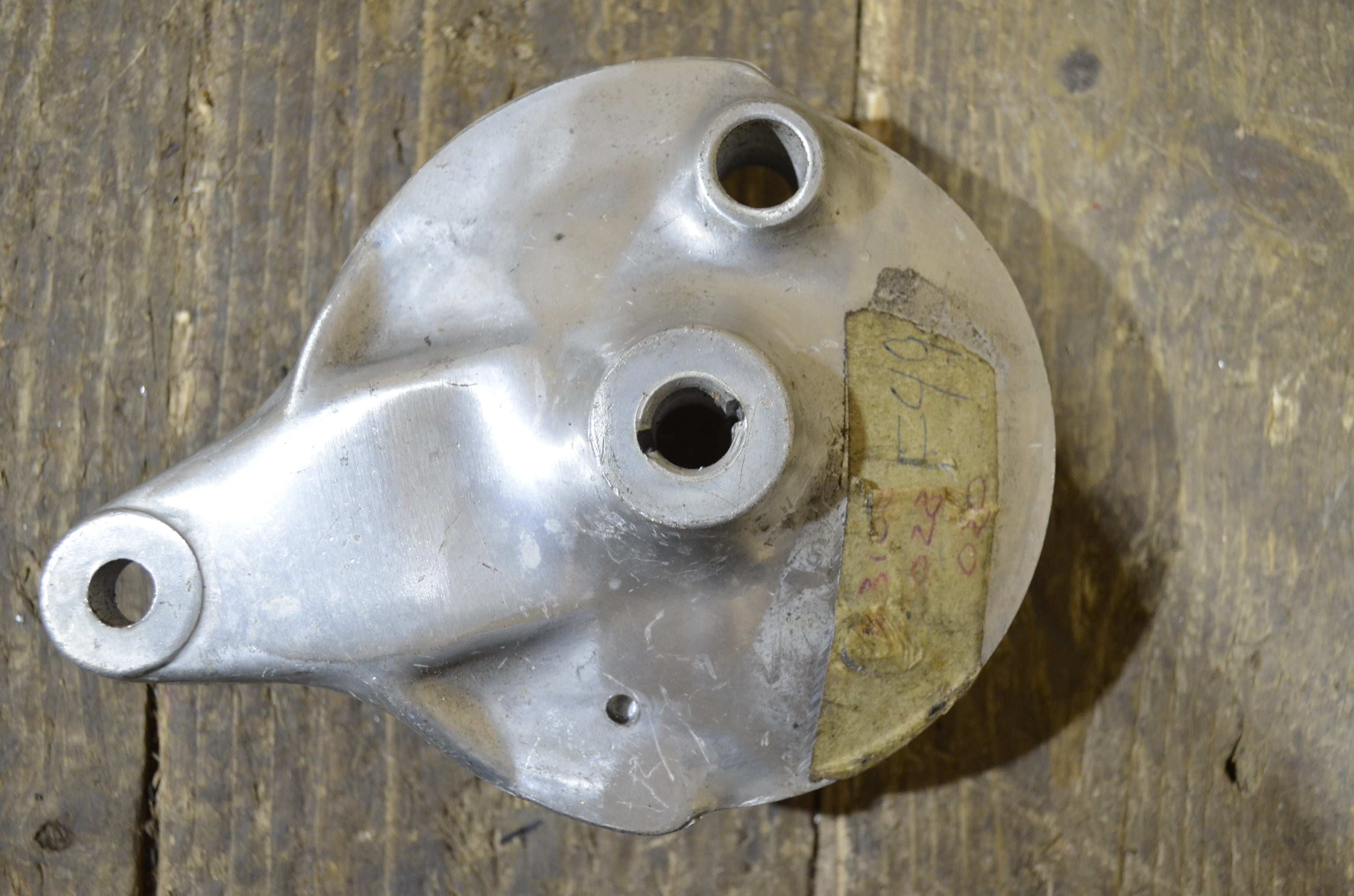 Honda C50 ,Rear Brake Plate, Good Used Condition Honda Part Number 43100-028-020