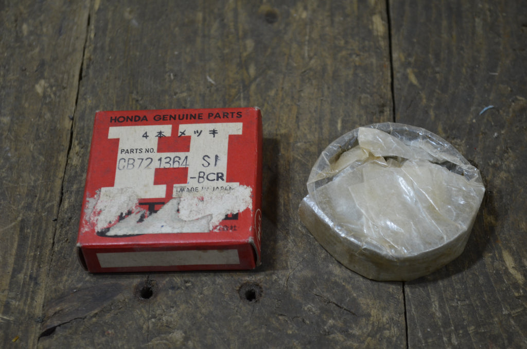 Honda CB72 CL72 ,Piston Rings 0.25 Oversize, Genuine NOS Part Number 13020-268-000