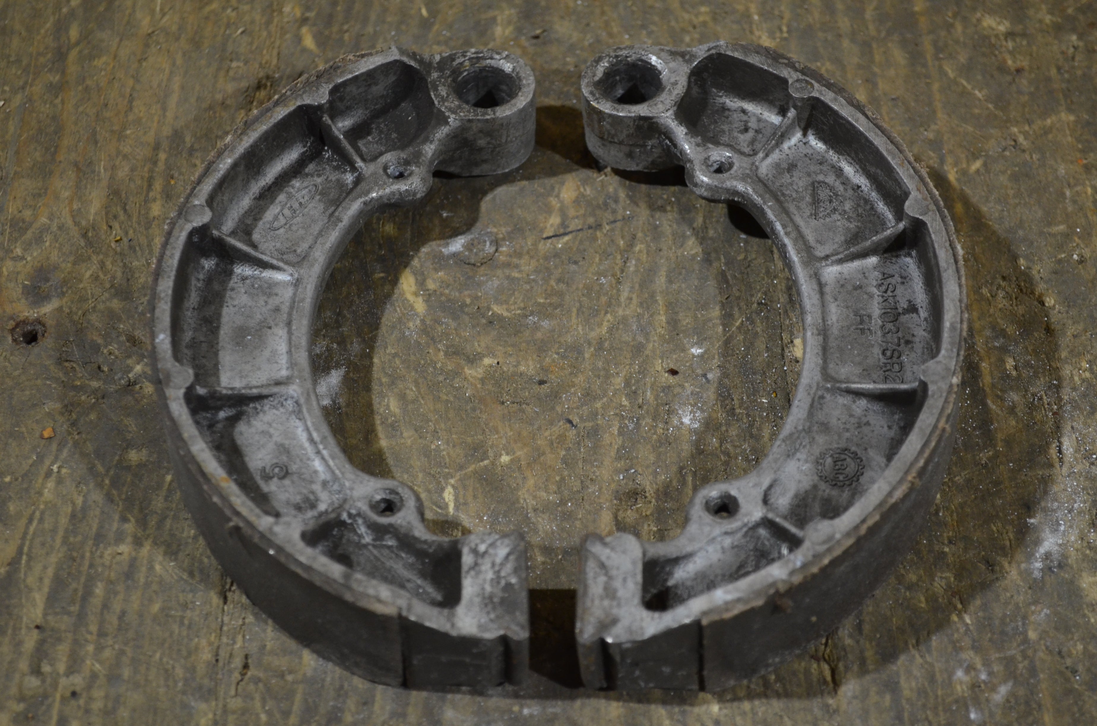 Honda XL250 CB450 CB500 ,Rear Brake Shoe, Used Part Honda Part Number 45120-283-000