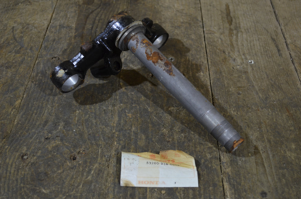 Honda CB125 CB200 ,Bottom Steering Stem, Genuine NOS Part Number 53200-338-000B