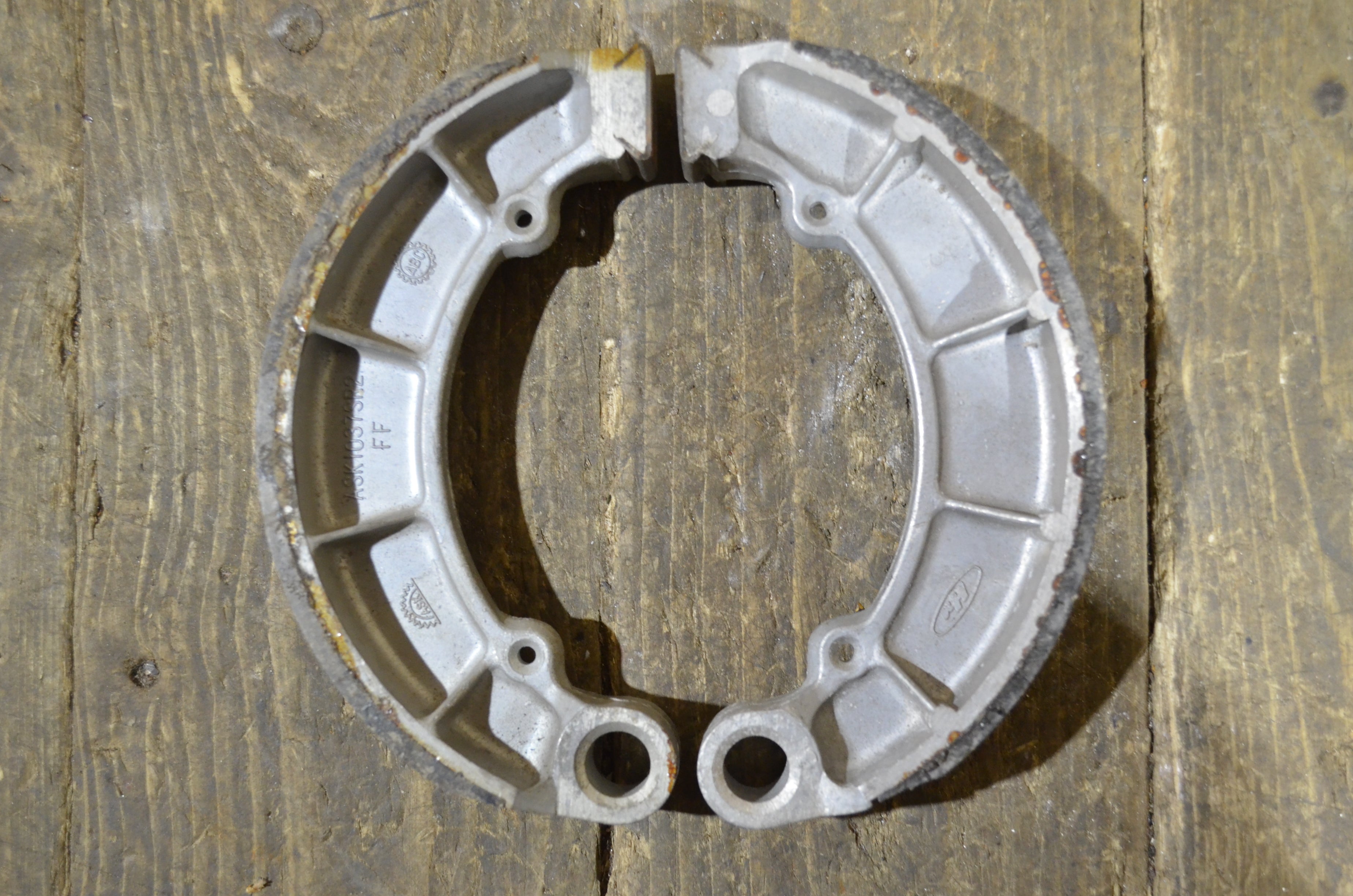 Honda XL250 CB450 CB500 ,Rear Brake Shoe, Used Part Honda Part Number 06430-390-404