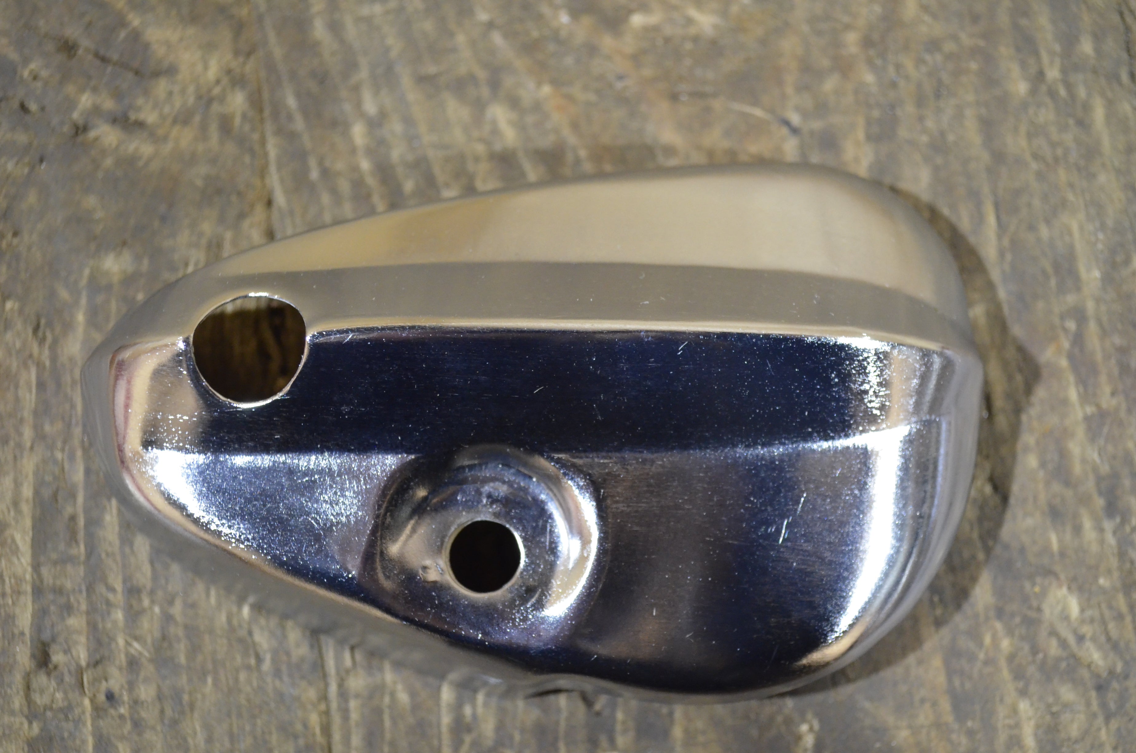 Honda S65 CS65 ,Right Fork Cover, Genuine NOS Honda Part Number 51344-035-000