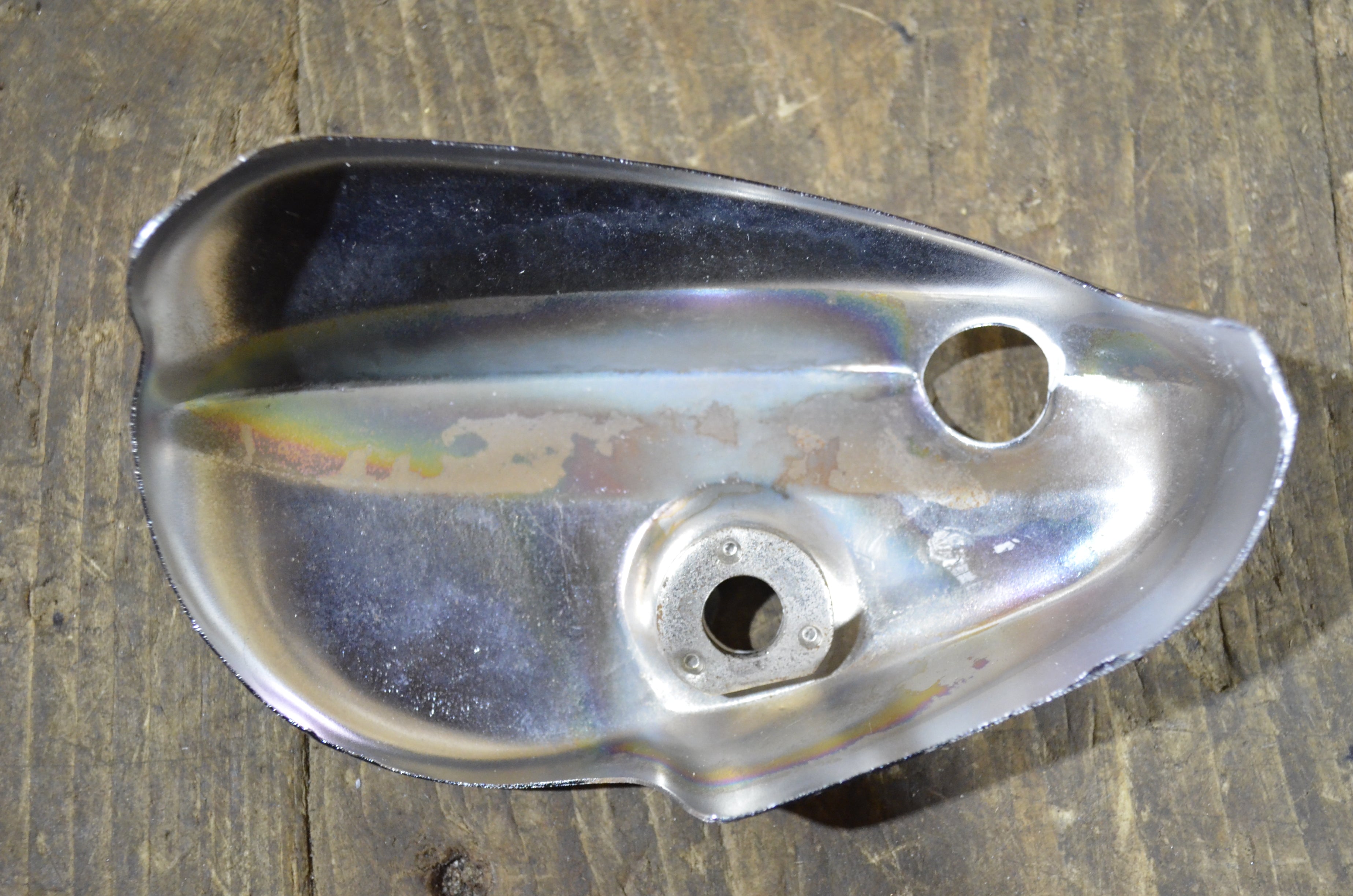 Honda S65 CS65 ,Right Fork Cover, Genuine NOS Honda Part Number 51344-035-000