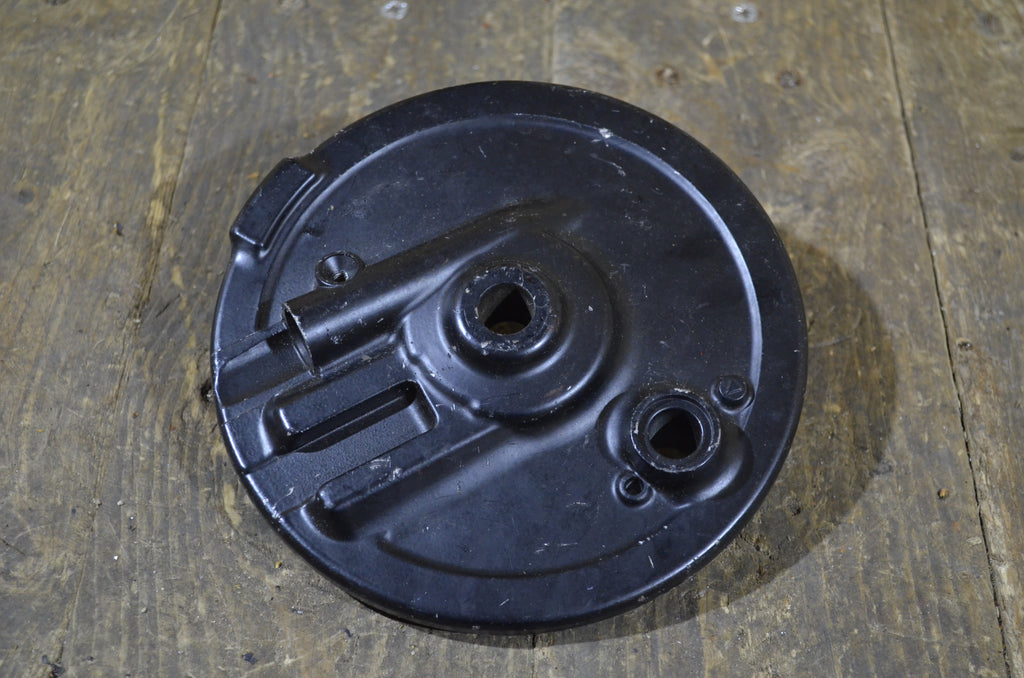 Honda XL200S XL500S ,Front Brake Plate, NOS Shop Soiled Honda Part Number 45010-428-000