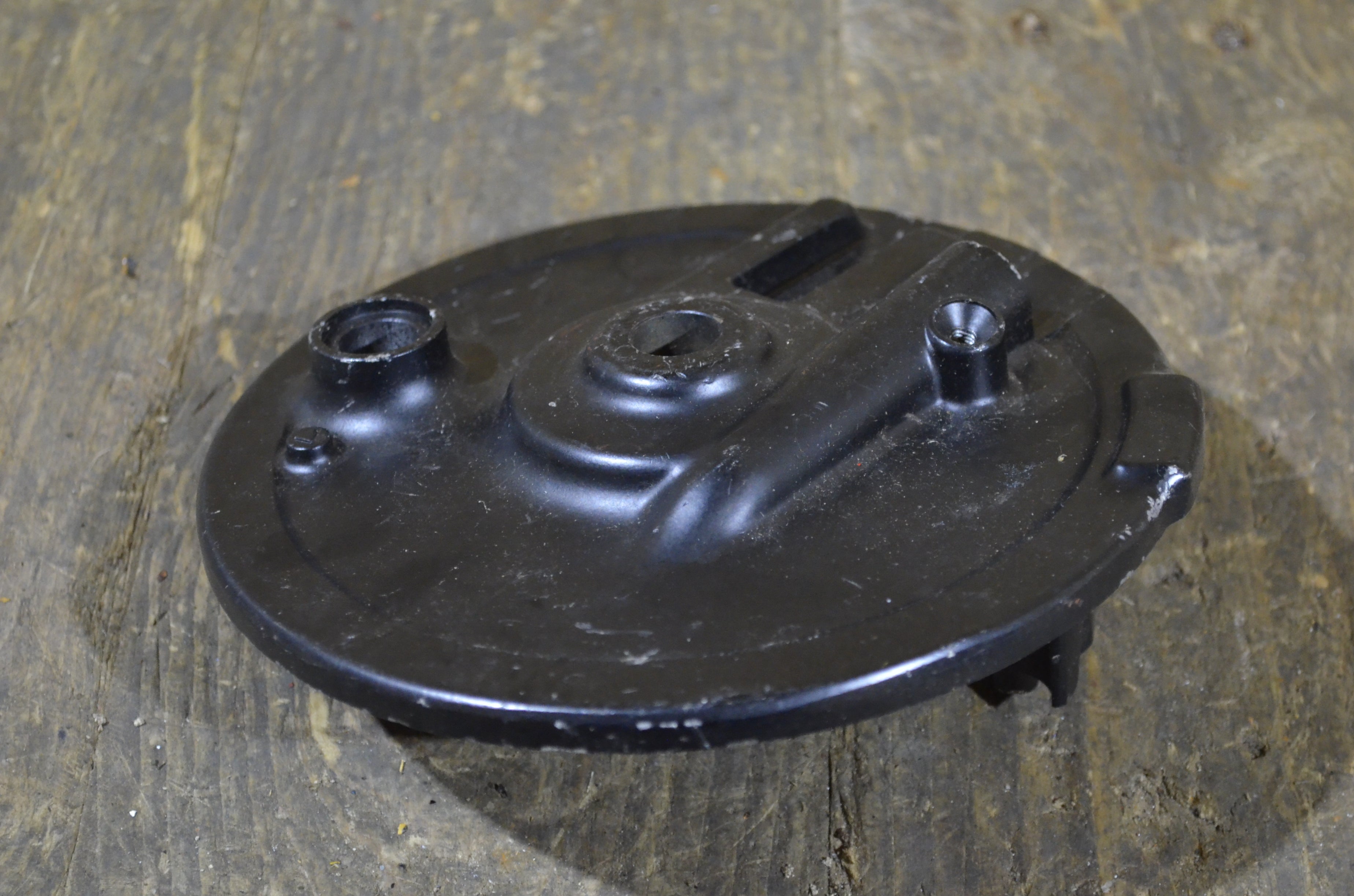 Honda XL200S XL500S ,Front Brake Plate, NOS Shop Soiled Honda Part Number 45010-428-000