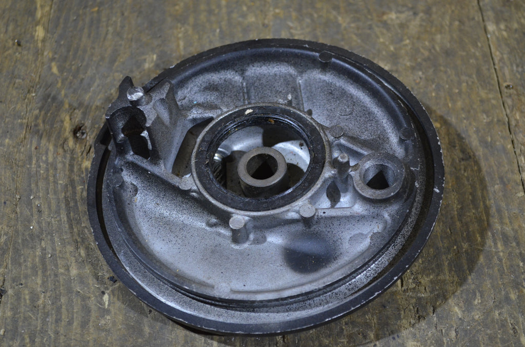 Honda XL200S XL500S ,Front Brake Plate, NOS Shop Soiled Honda Part Number 45010-428-000