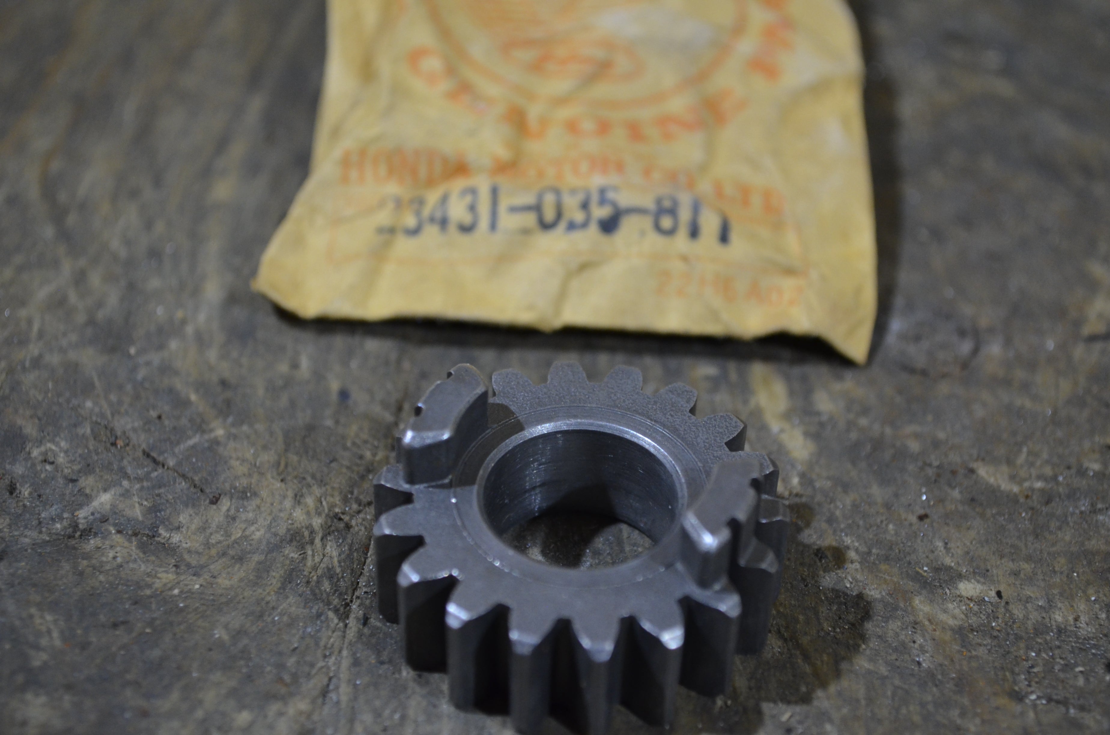 Honda S50 S65 ,2nd Gear, Genuine NOS Honda Part Number 23431-035-811