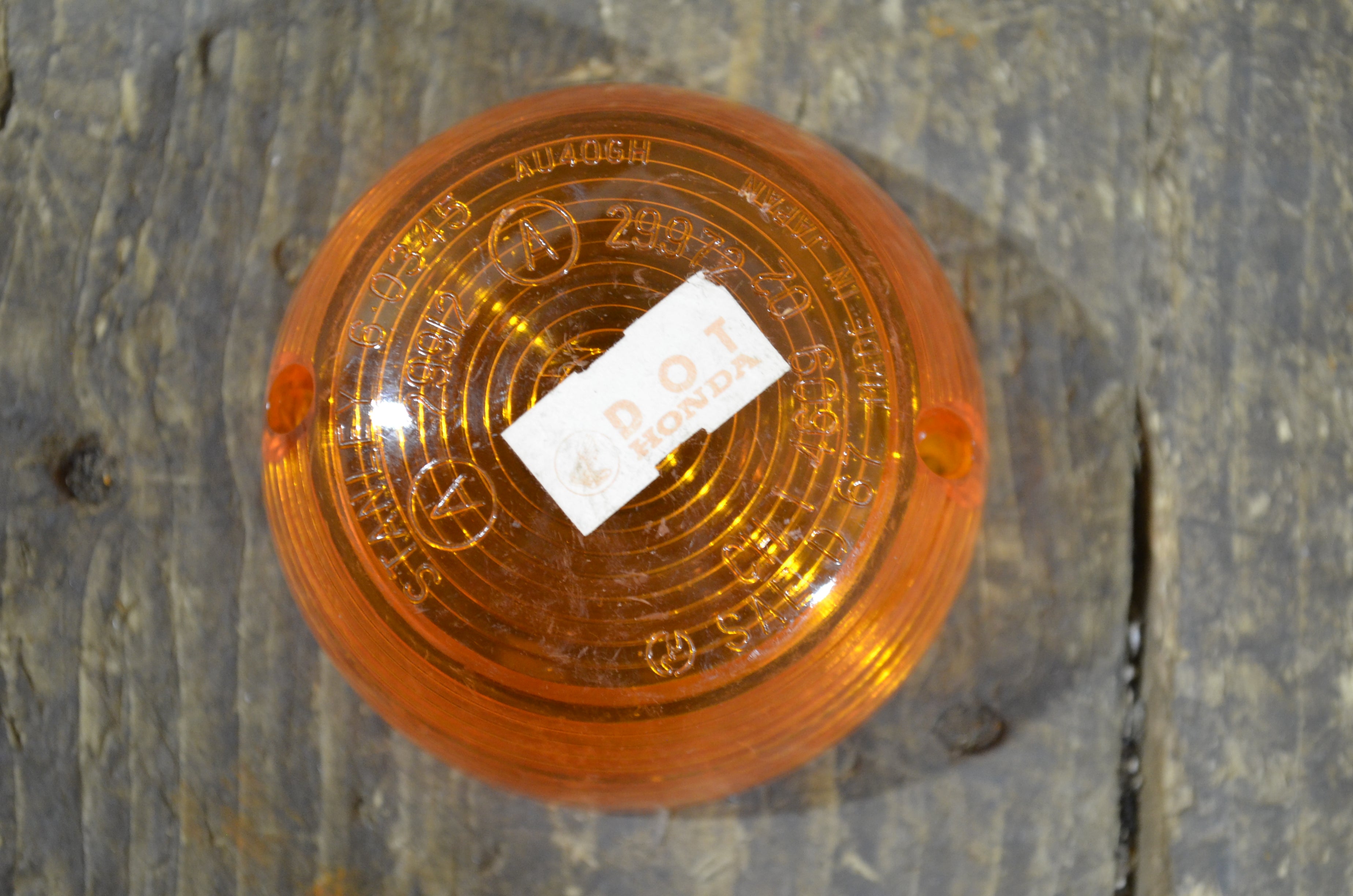 Honda C70 CA175 CB100 ,Indicator Lens, Genuine NOS Honda Part Number 33402-268-671