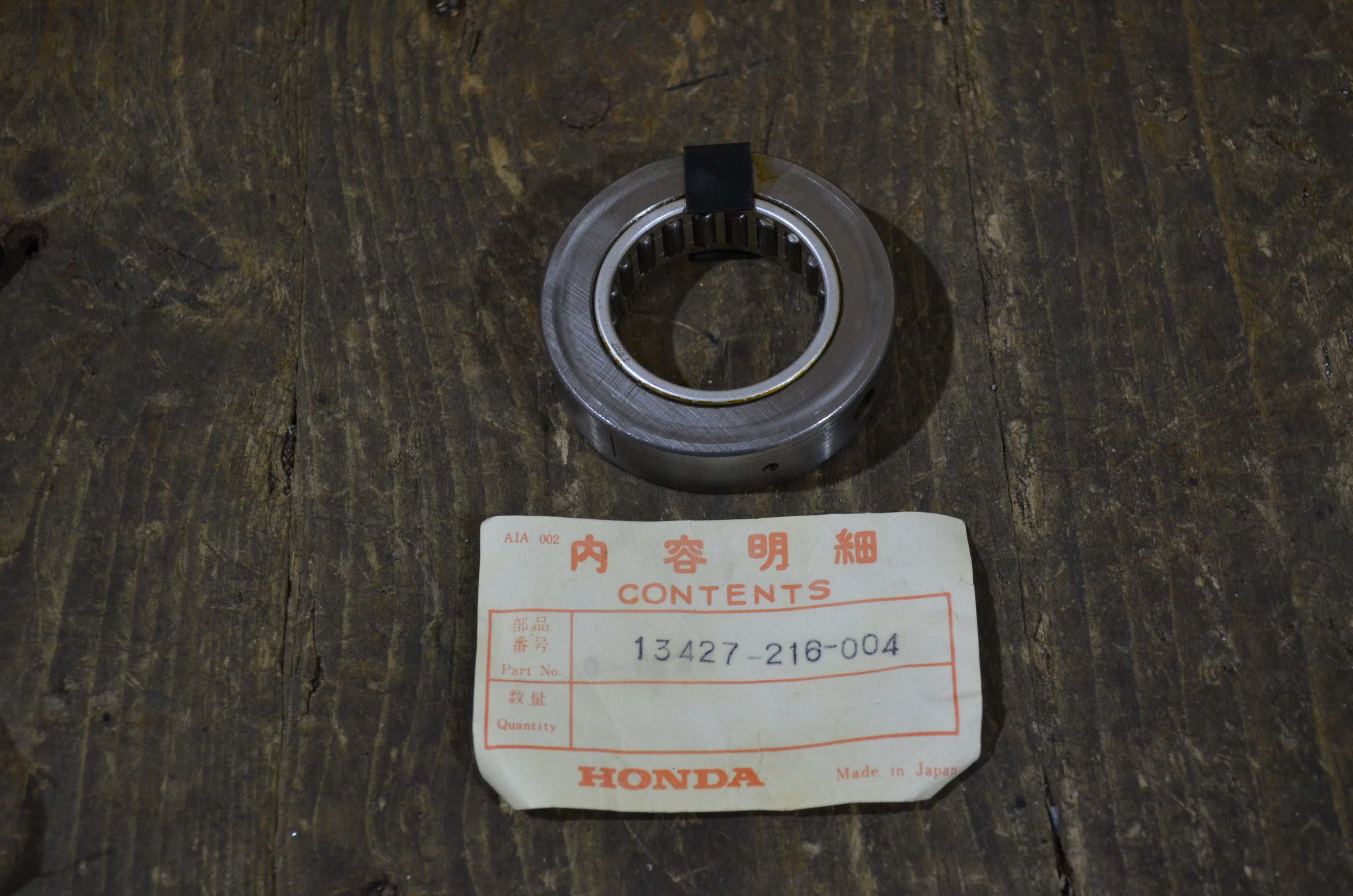 Honda CA175 CB175 CB200 ,Crankshaft Bearing, Genuine NOS Honda Part Number 13427-216-004