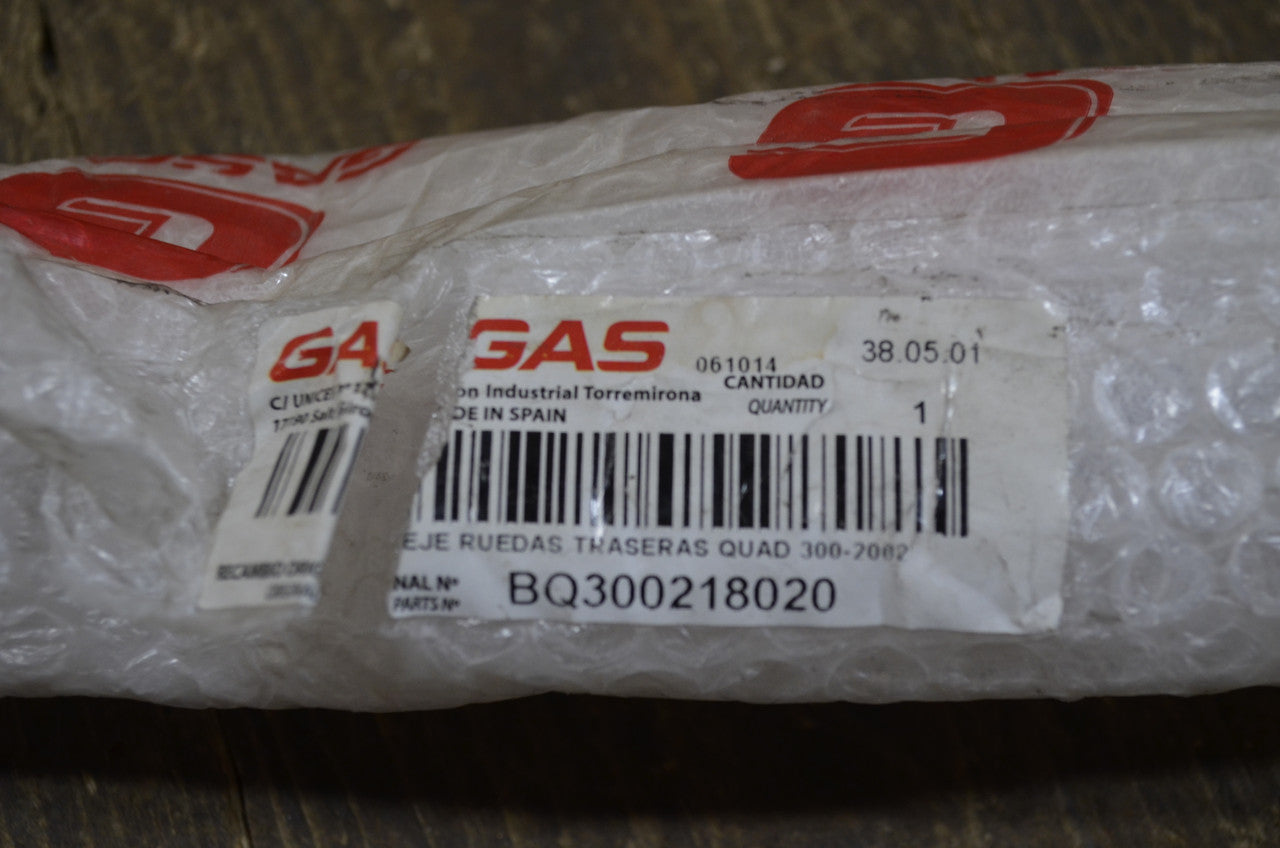 Gas Gas HP Wild Quad 300 & 450 ,Rear Wheel Axle,/Drive Genuine NOS Part Number BQ300218020