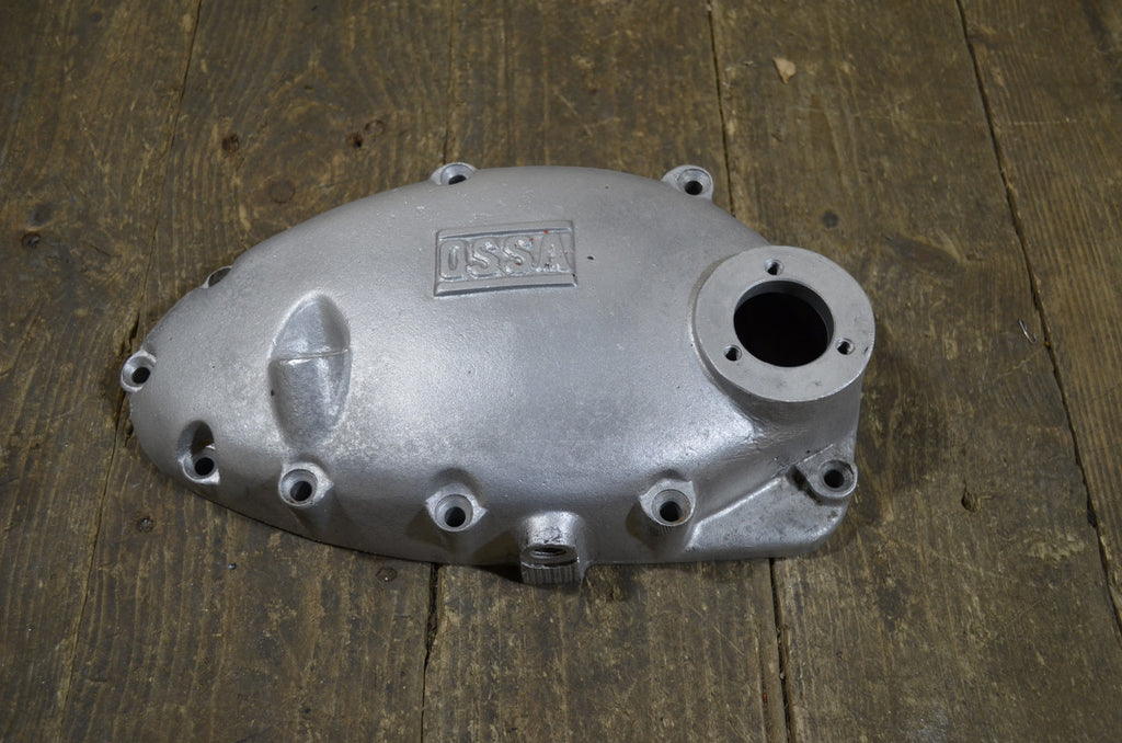 Ossa 125B Clutch Cover ,Engine Casing, Part Number 911613 Used Part in Good Condition