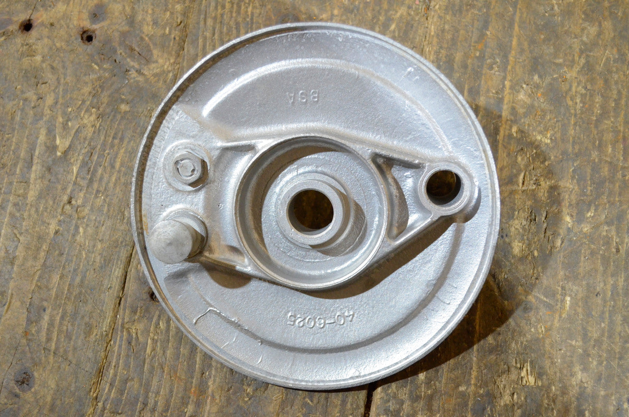 BSA C15 B40 ,Rear Brake Plate ,Used 40-6025
