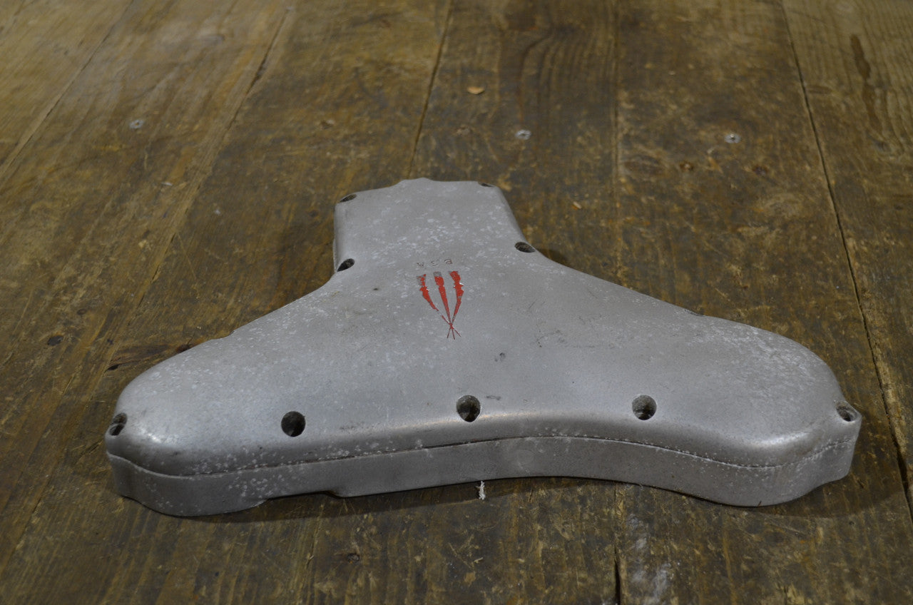 BSA A7 A10 Pre Unit Twin Square Edge ,Timing Cover, With Back Plate Used Part