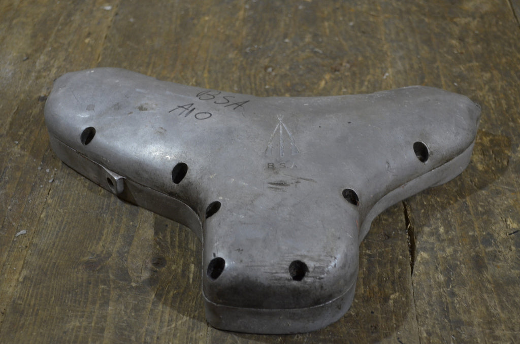 BSA A7 A10 Pre Unit Round Edged ,Timing Cover, With Back Plate Used Part