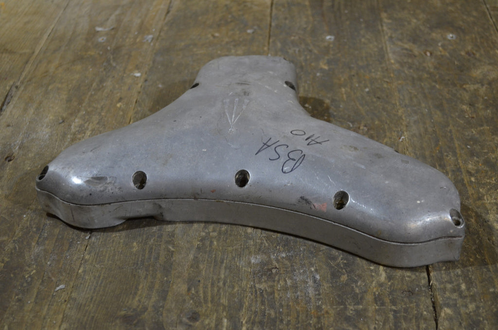 BSA A7 A10 Pre Unit Round Edged ,Timing Cover, With Back Plate Used Part