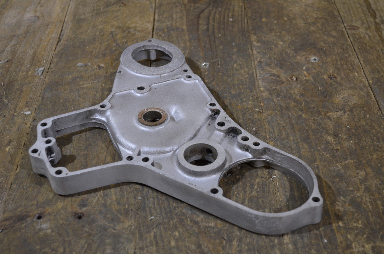 BSA A7 A10 Square Edge ,Timing Back Plate, (1) Used