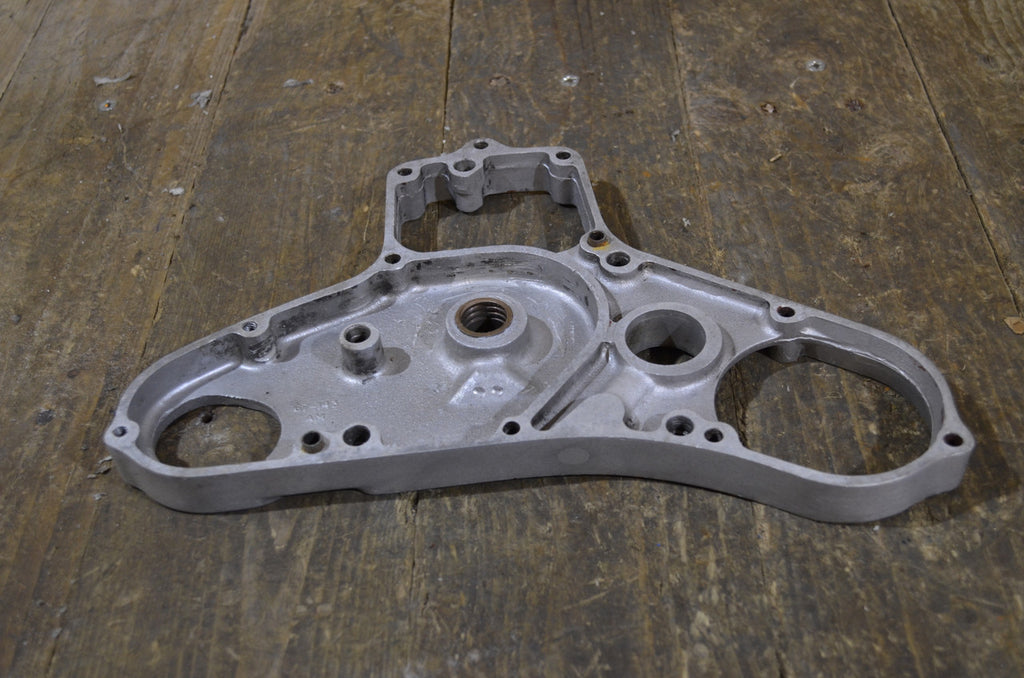 BSA A7 A10 Square Edge ,Timing Back Plate, (1) Used