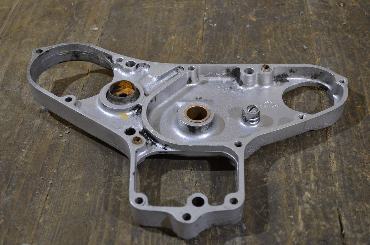 BSA A7 A10 Pre Unit Square Edge ,Timing Back Plate, (2) Used