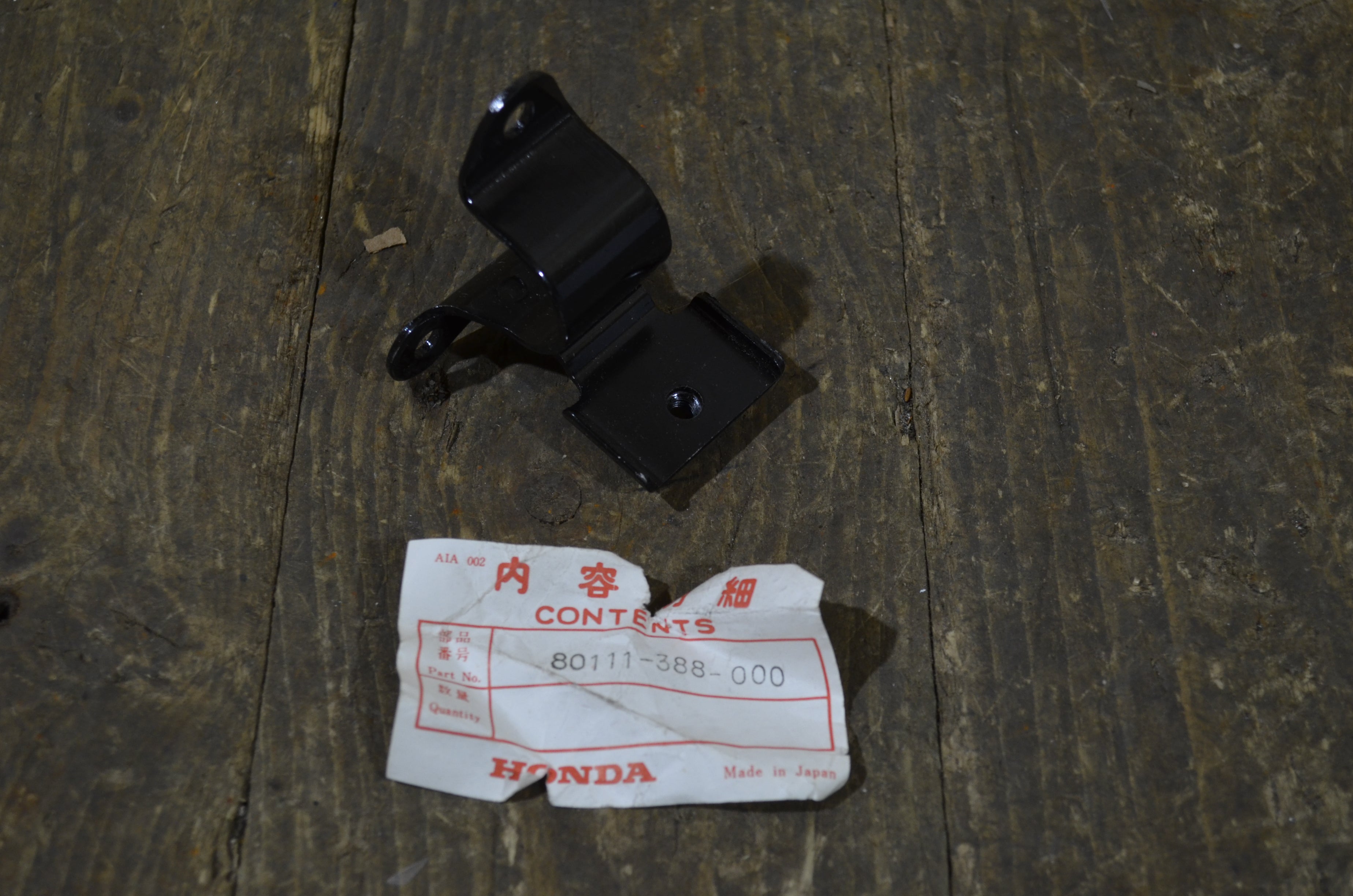 Honda CJ250T CJ360T ,Rear Fender Mount Bracket, Genuine NOS Part Number 80111-388-000